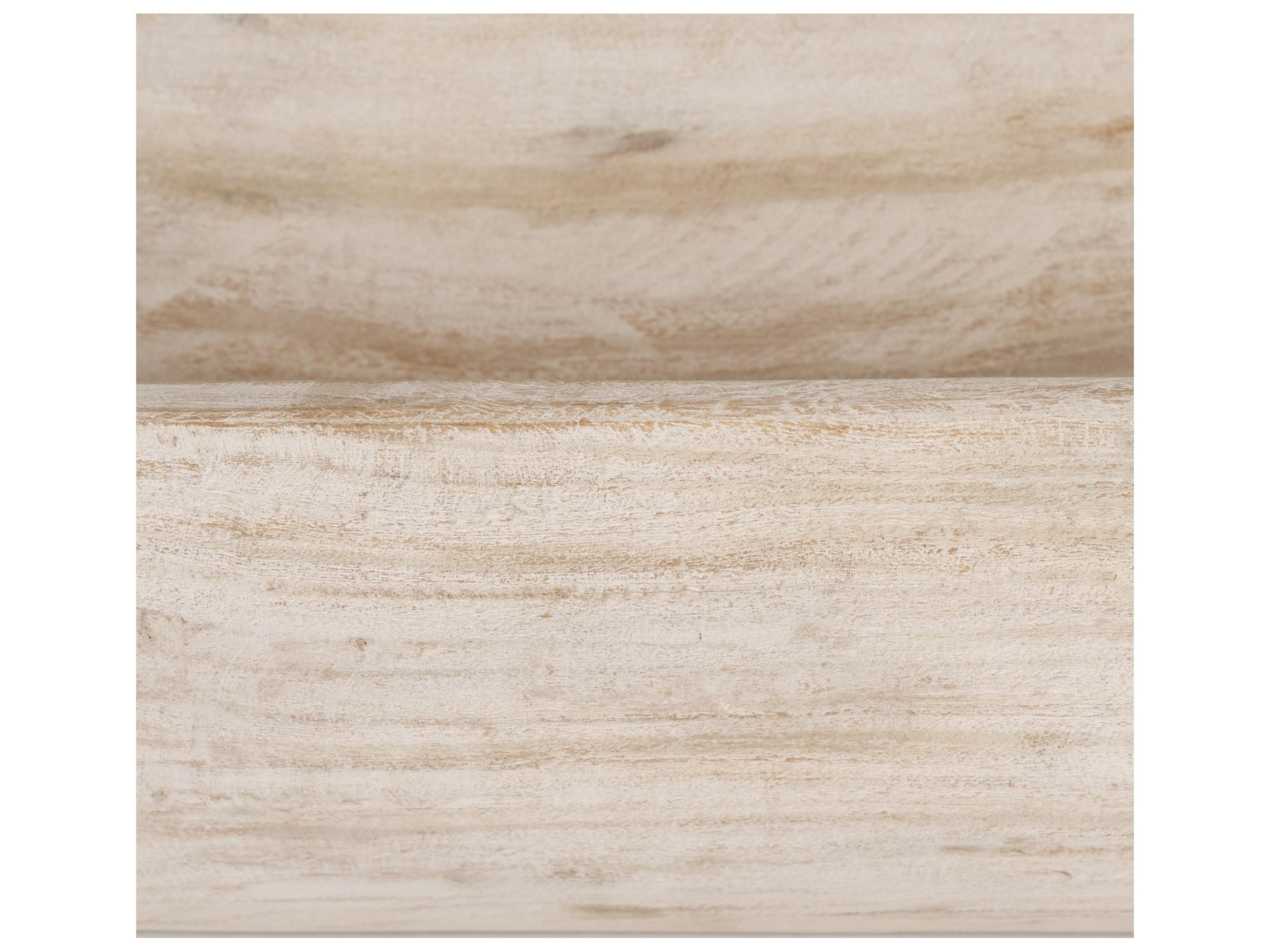 Mercana Athena Extra Large Oblong Light-Wash Reclaimed Wood Bowl