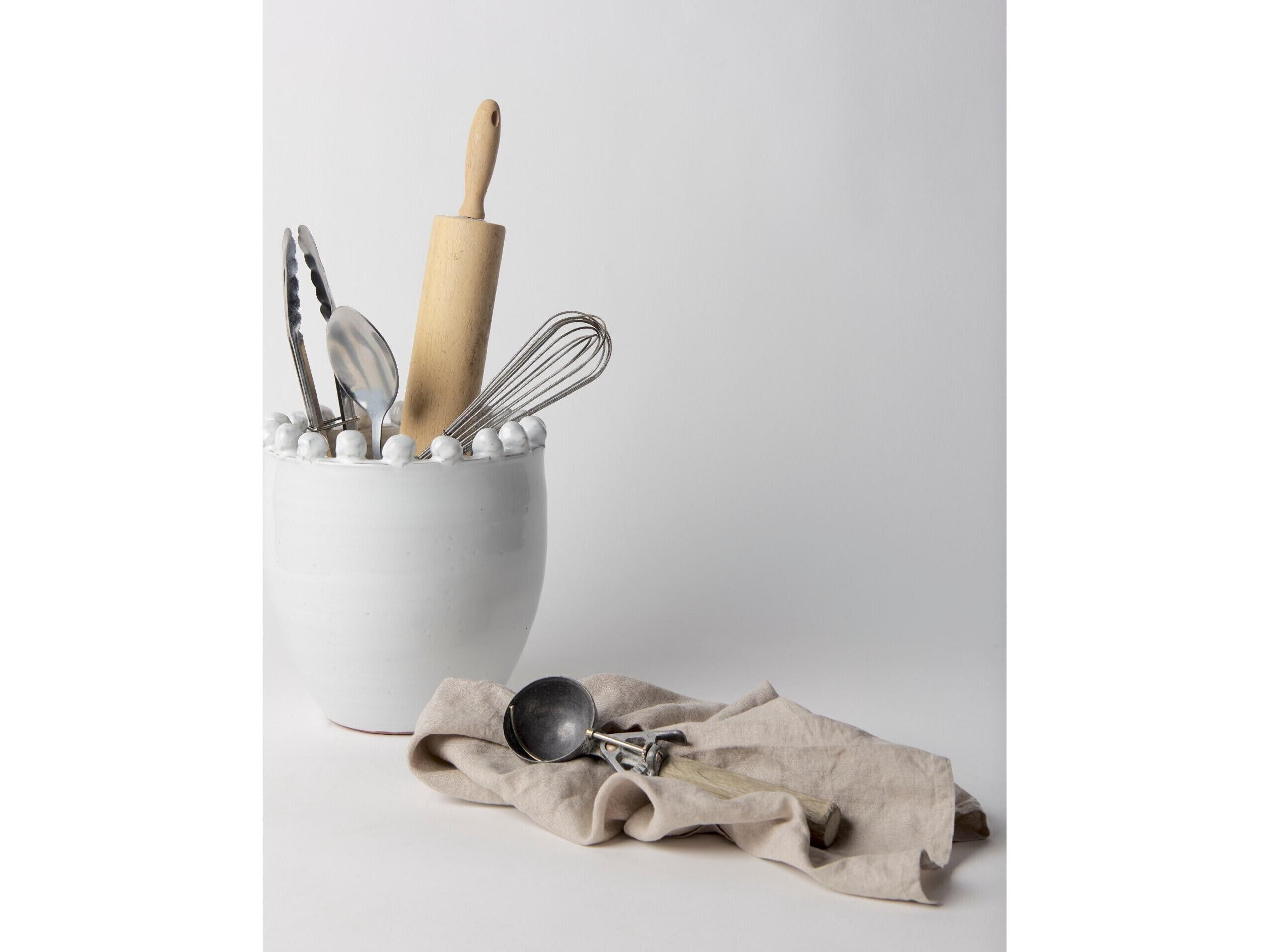 Mercana Basin Small Off-White Glazed Vase