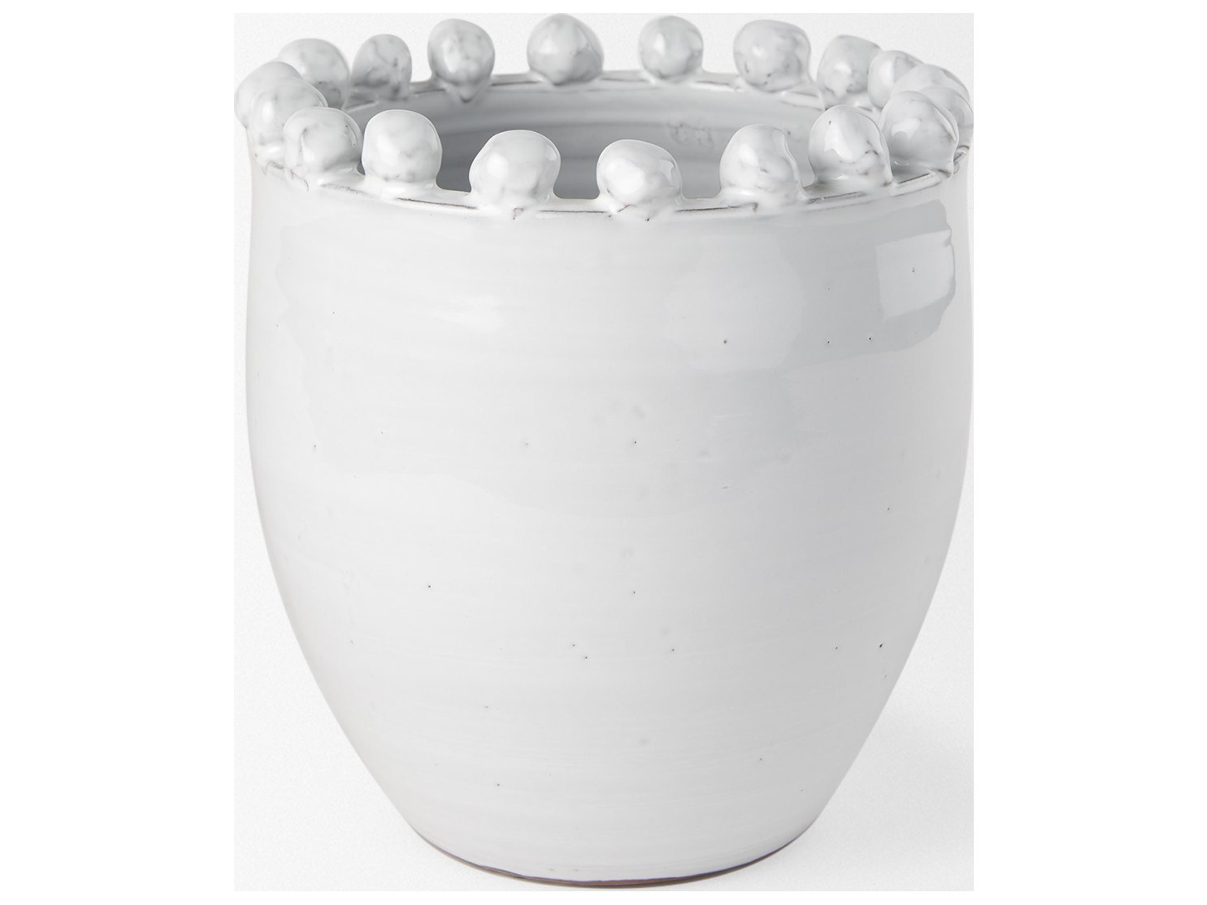 Mercana Basin Small Off-White Glazed Vase