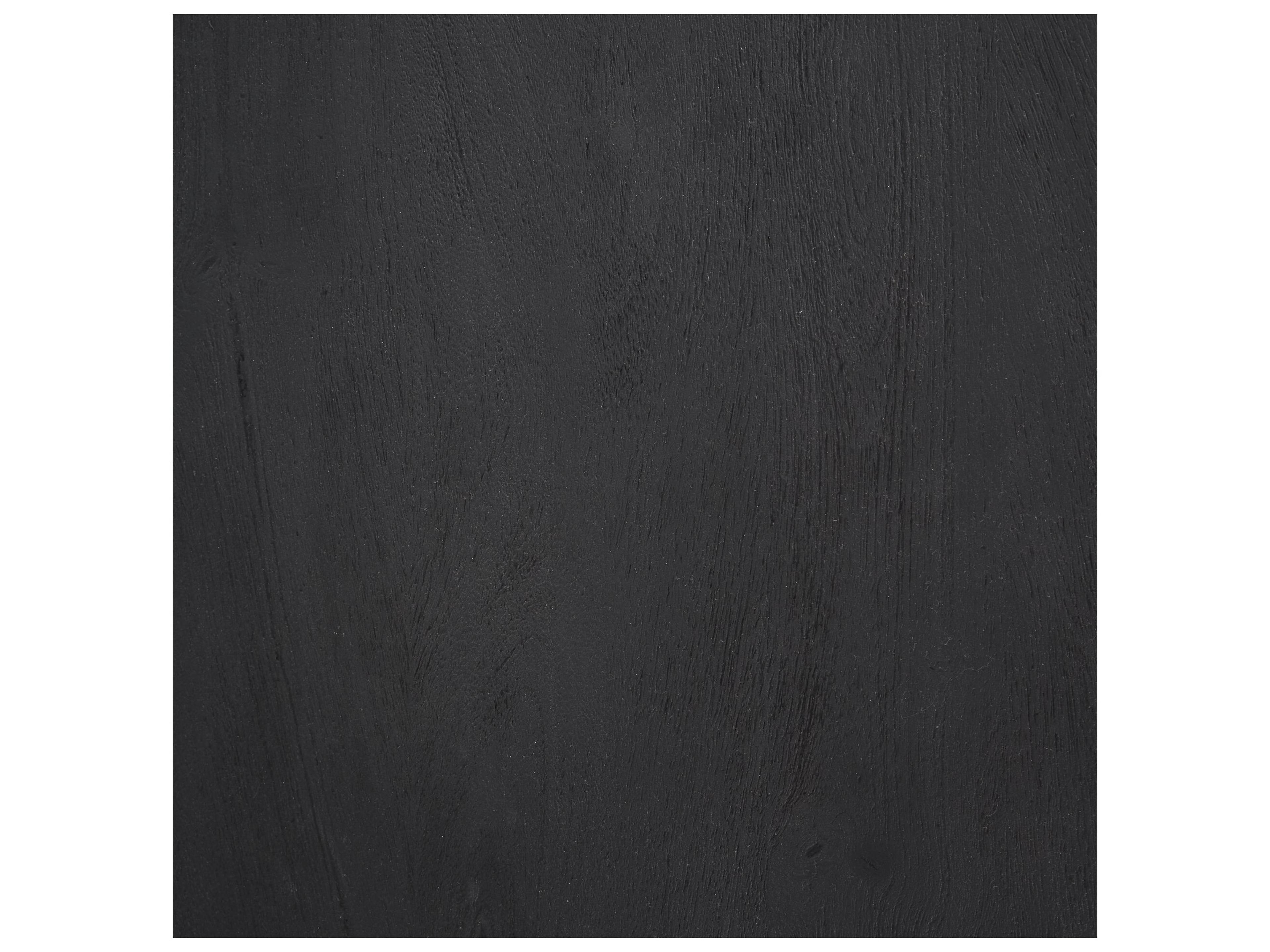 Mercana Maxine Hexagonal Black Wood Foyer Table