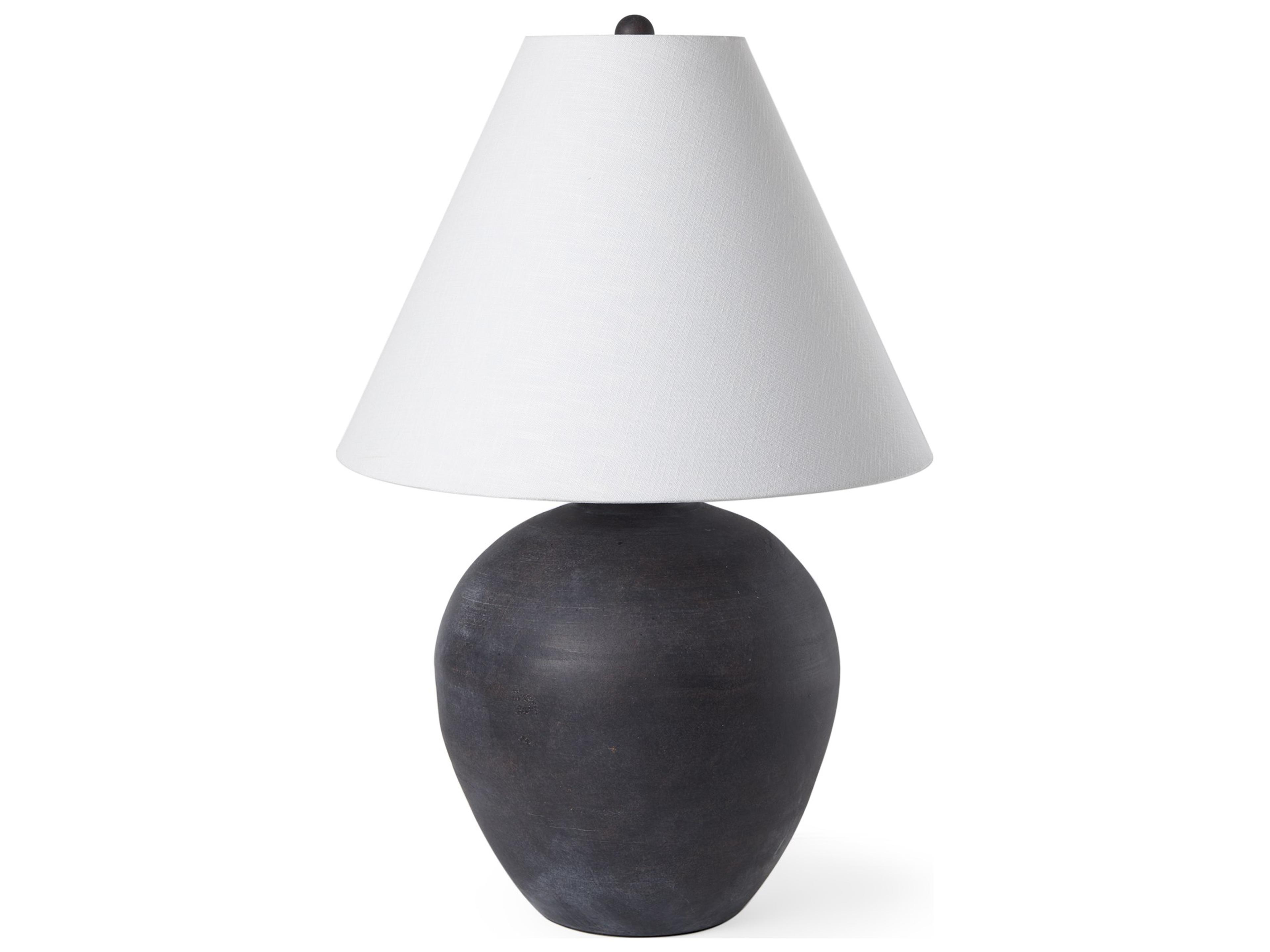Marvin Black Ceramic Table Lamp