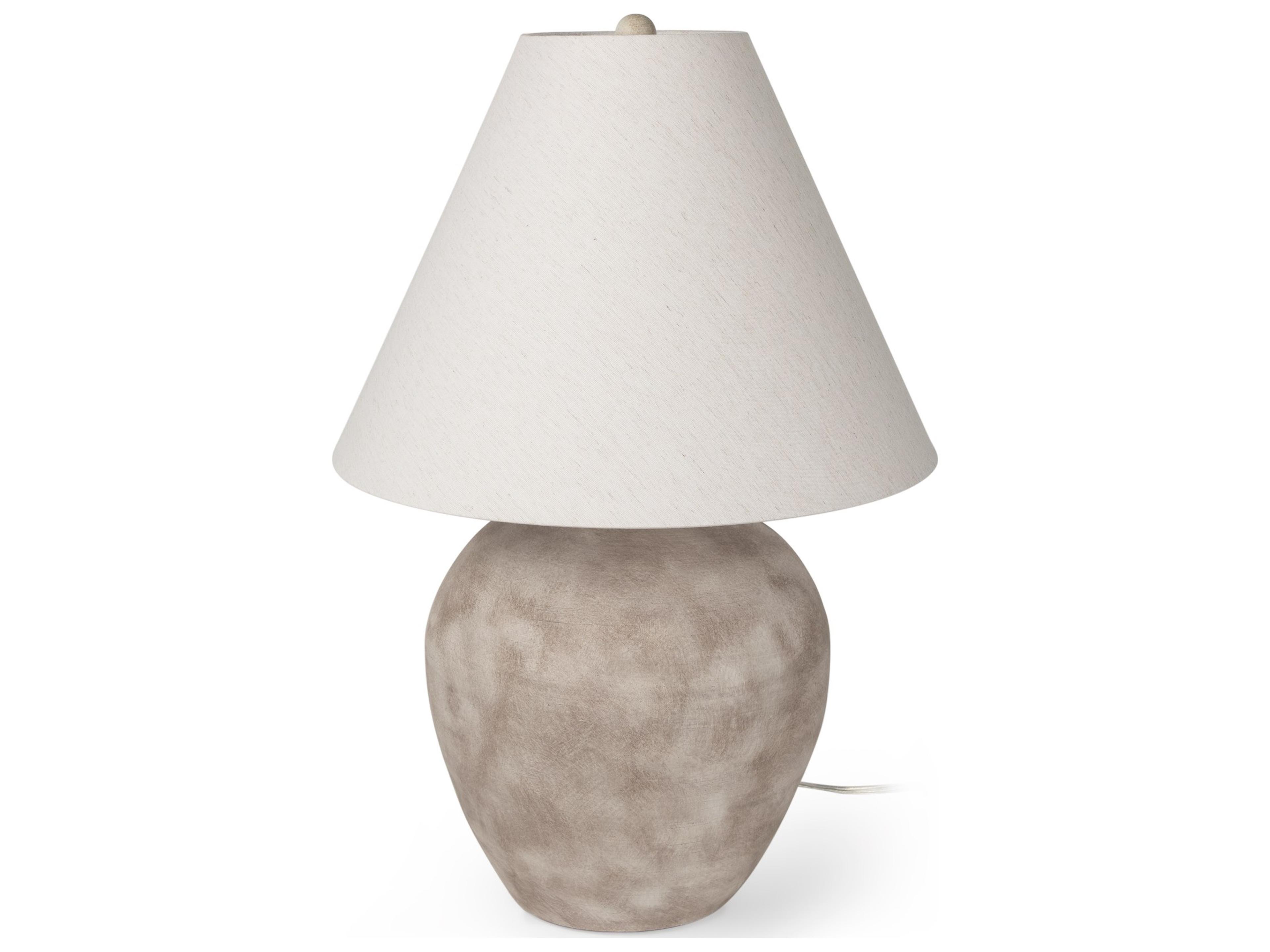 Marvin Taupe Ceramic Table Lamp
