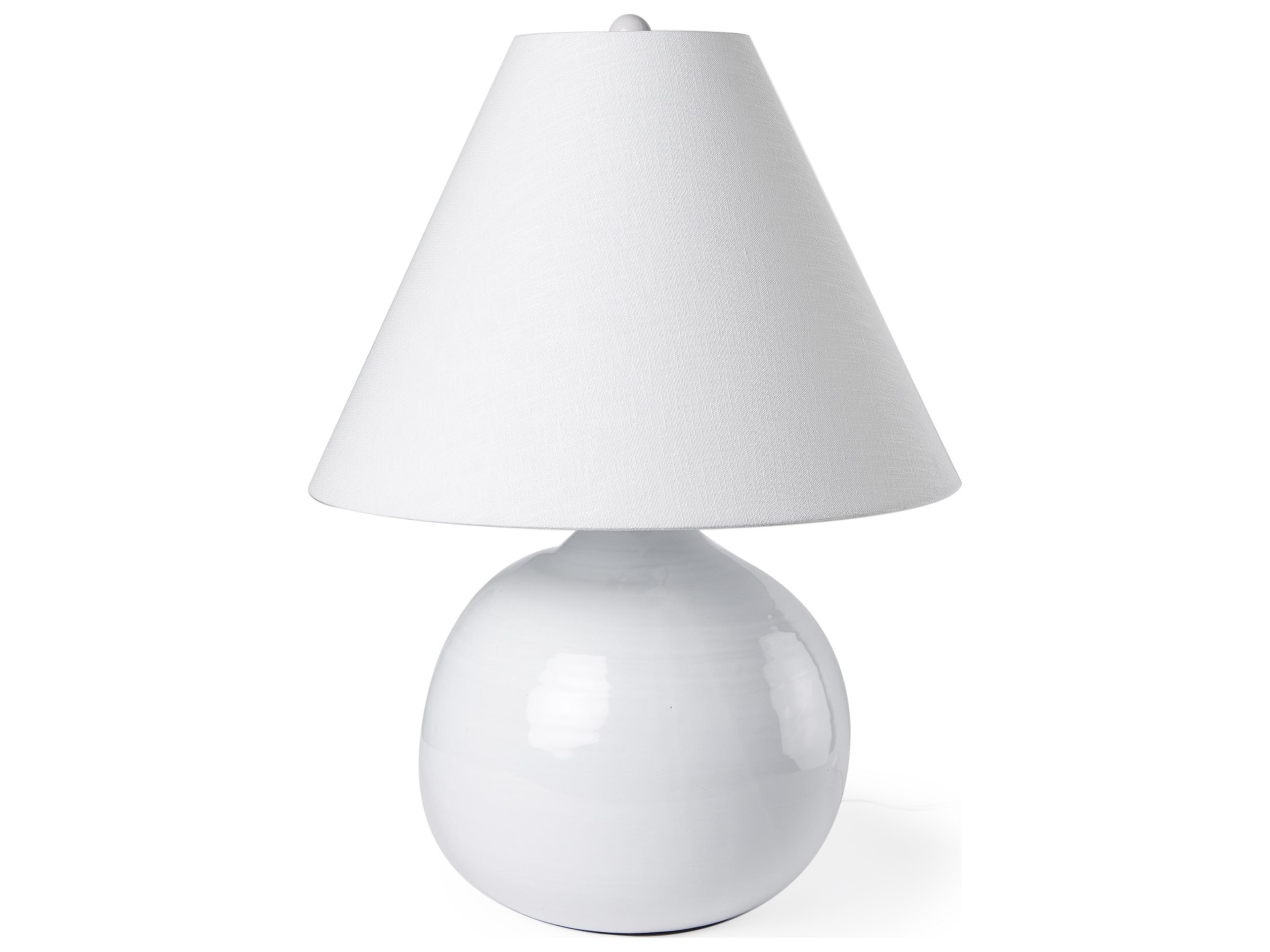 Mercana Mehdi White Ceramic Table Lamp