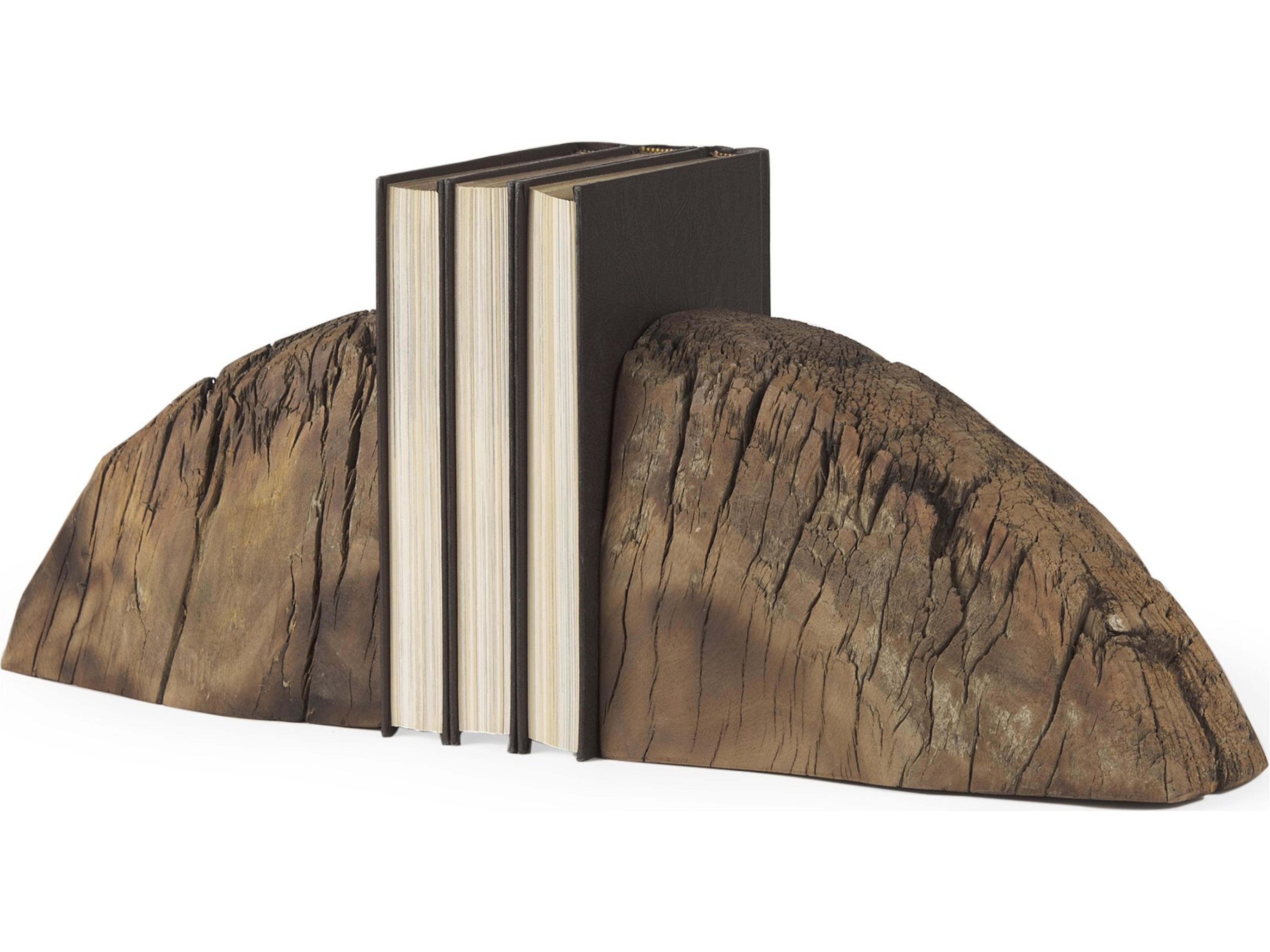 Incana Handmade Reclaimed Wooden Bookends