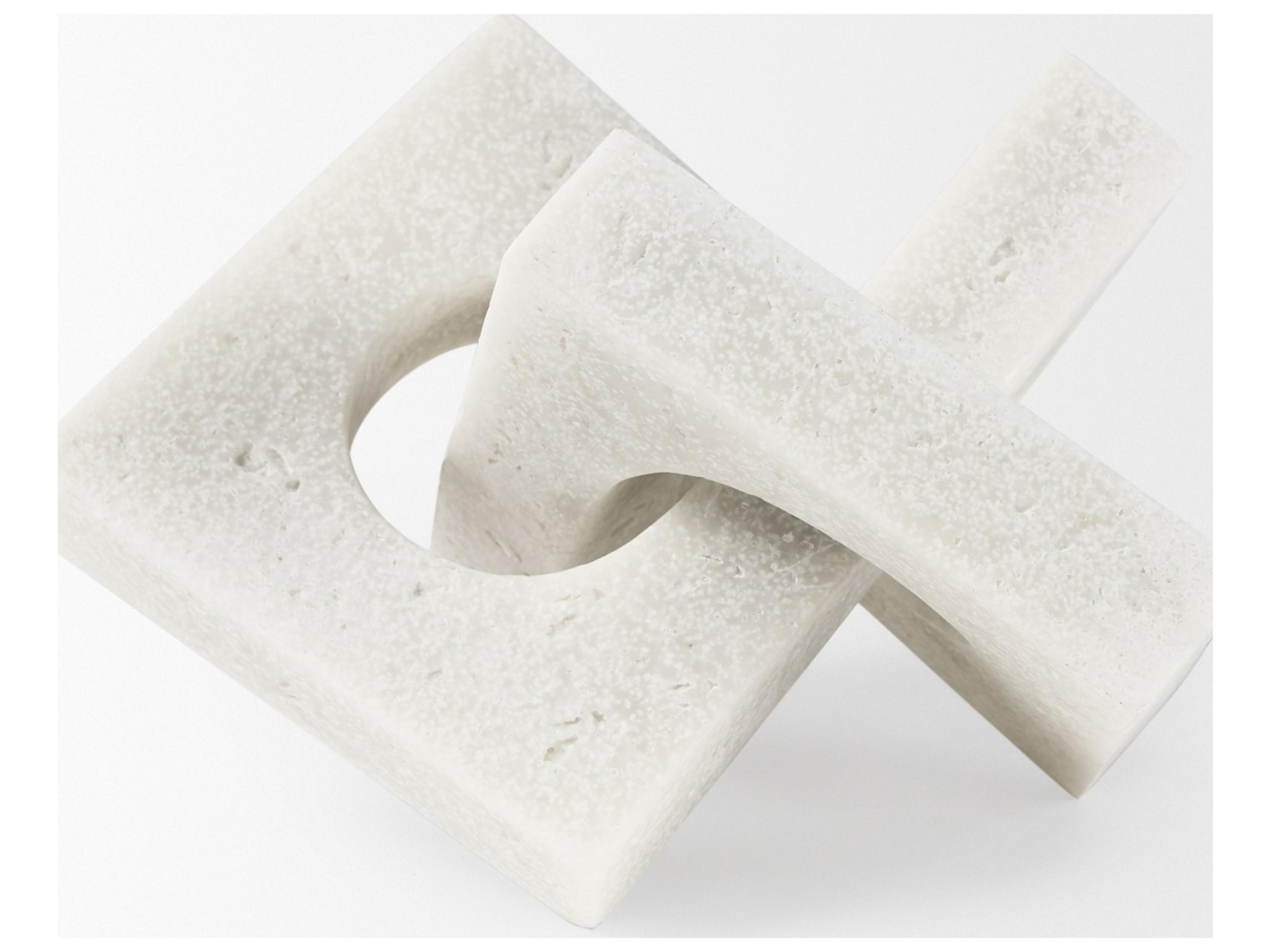 Mercana Linx  Small Granite Resin Sculpture Decorative Object