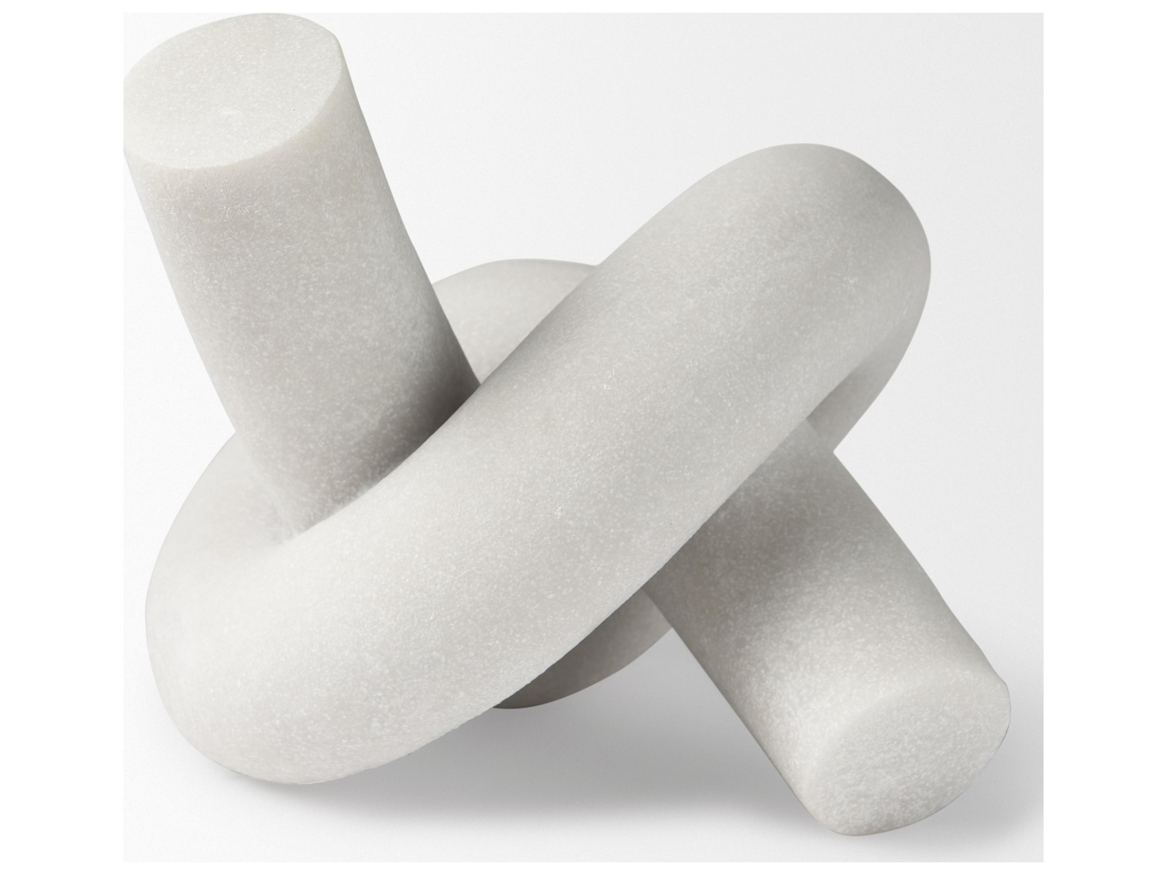 Mercana Otto  Granite Resin Large Knot Sculpture Decorative Object