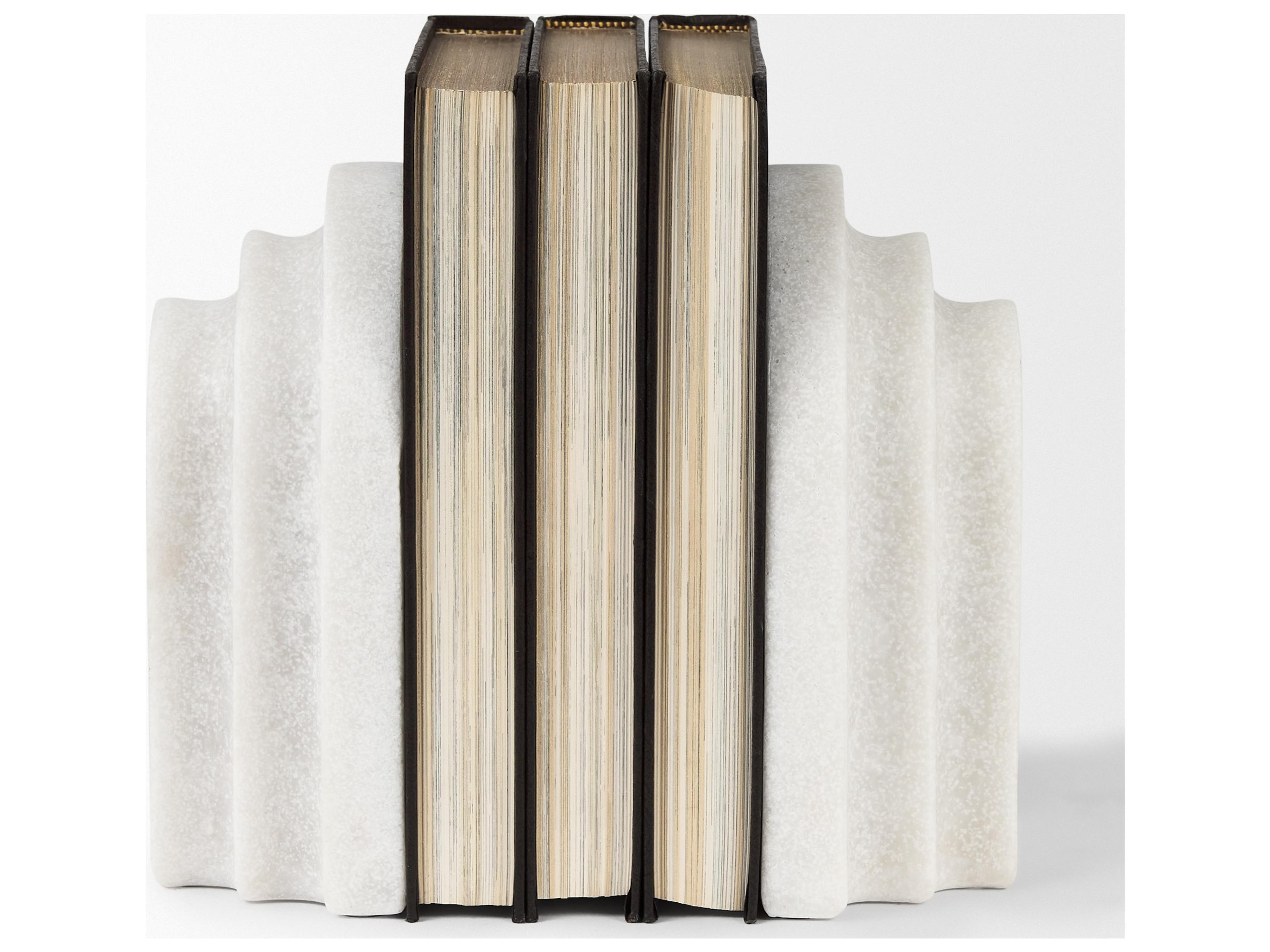 Mercana Empire Granite Resin Arc Book End Set