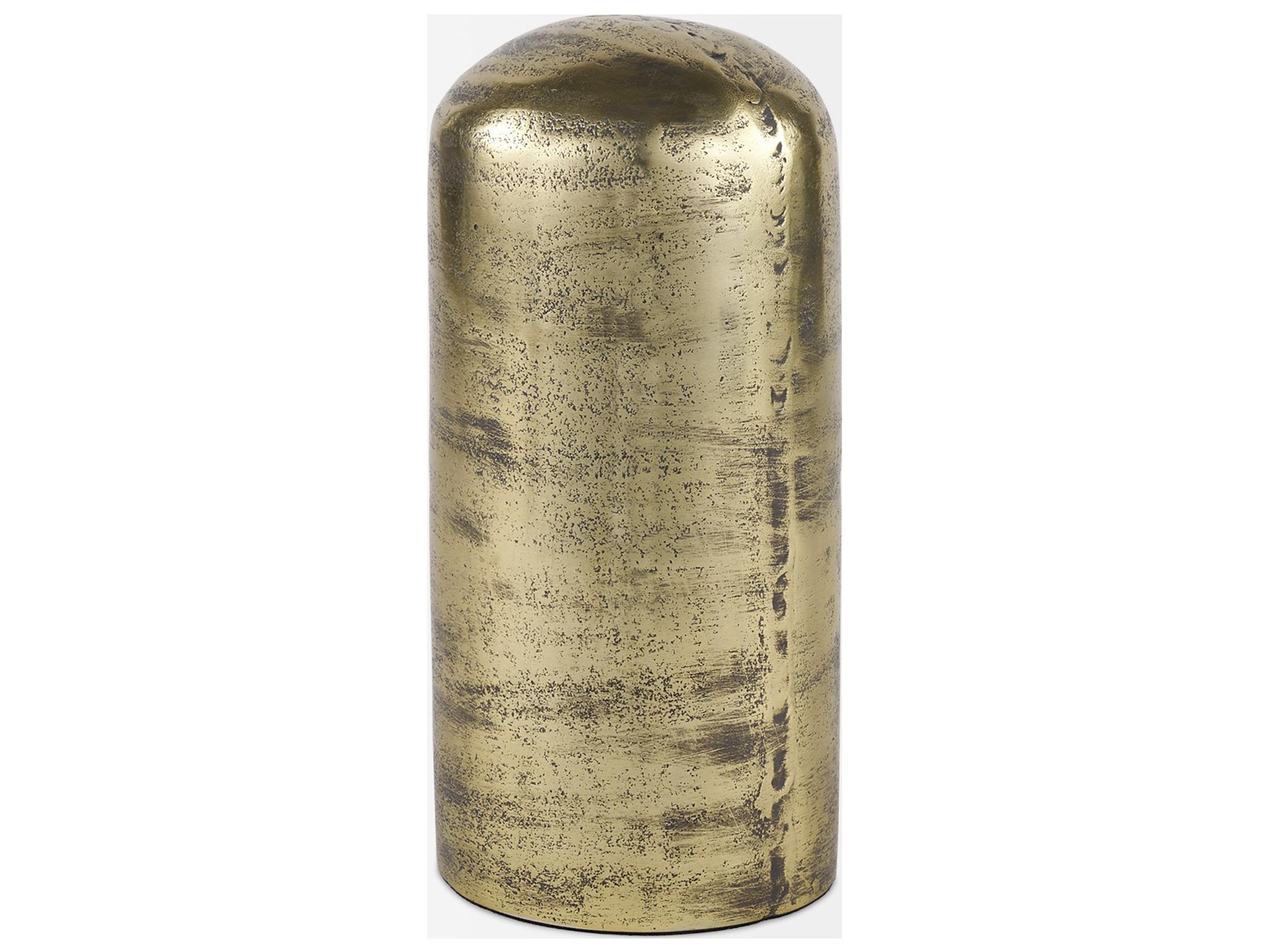 Mercana Quonset Tall Brass Finished Aluminum Metal Ornament