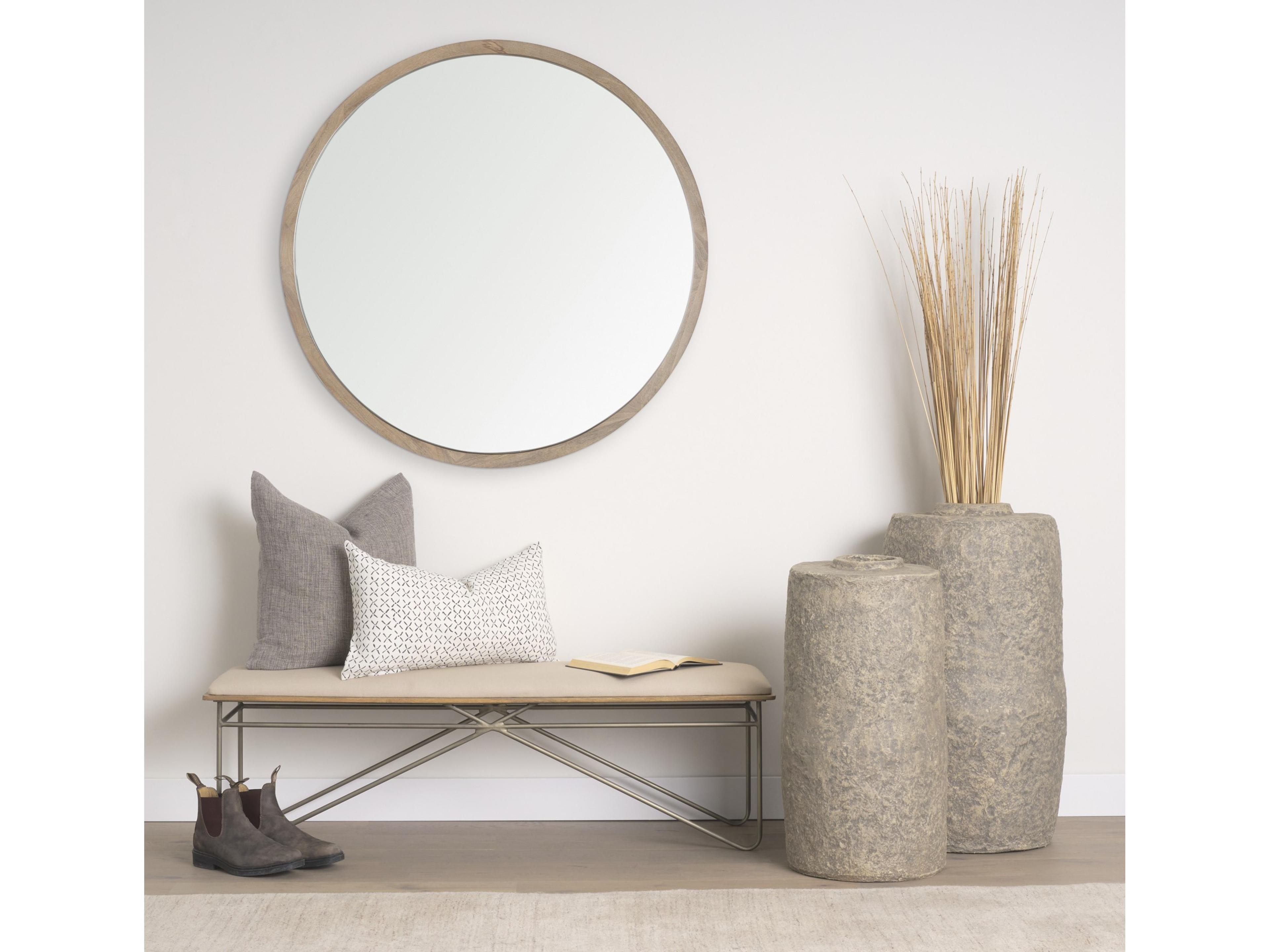 Mercana Rama Small Gray Paper Mache Floor Vase