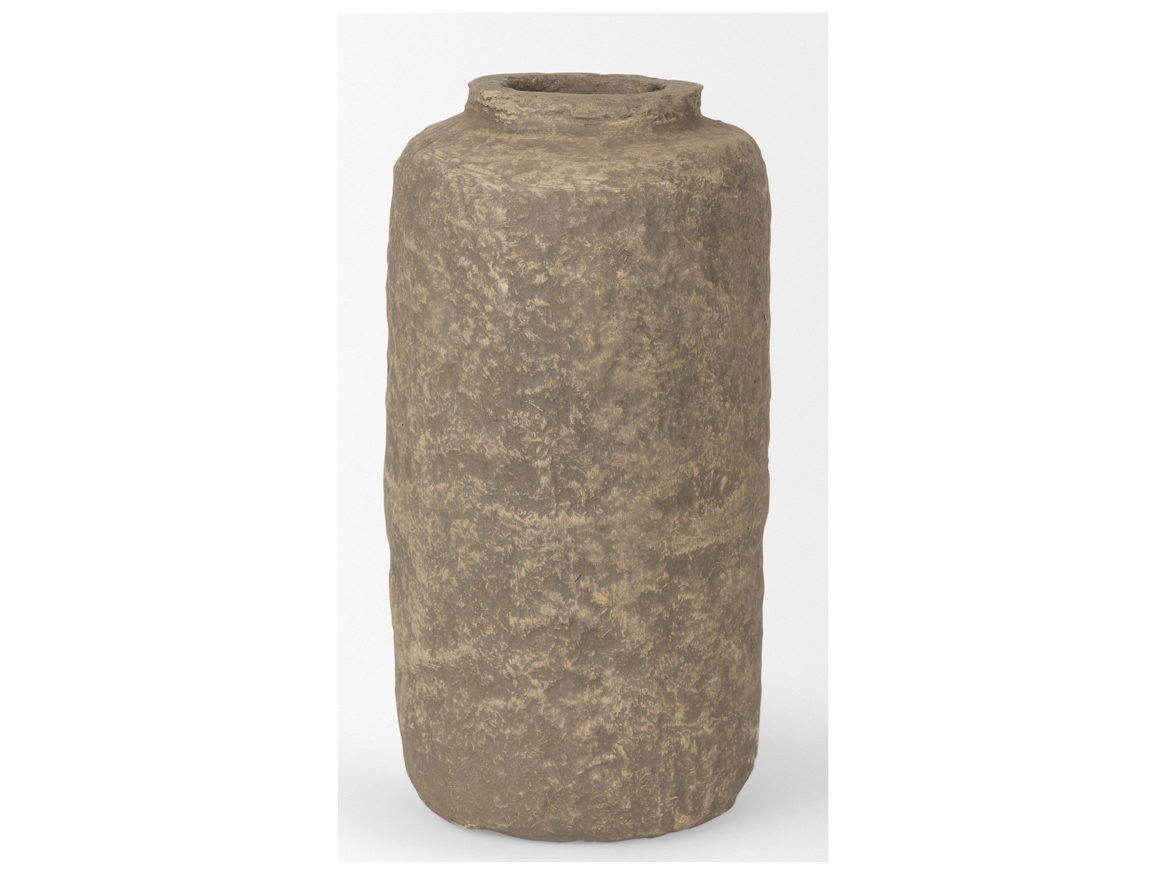 Mercana Bala Small Gray Paper Mache Vase