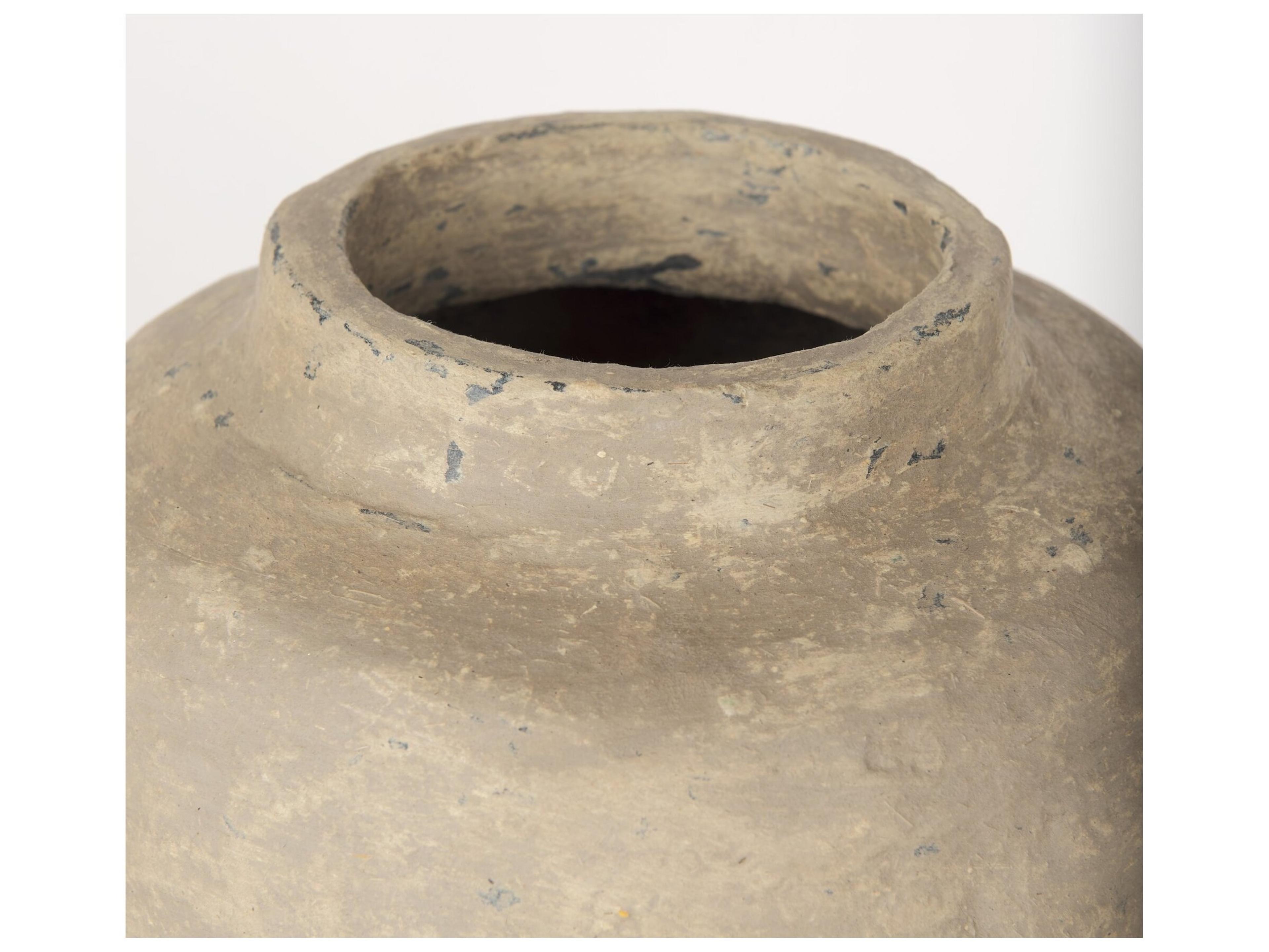 Mercana Bala Large Gray Paper Mache Vase