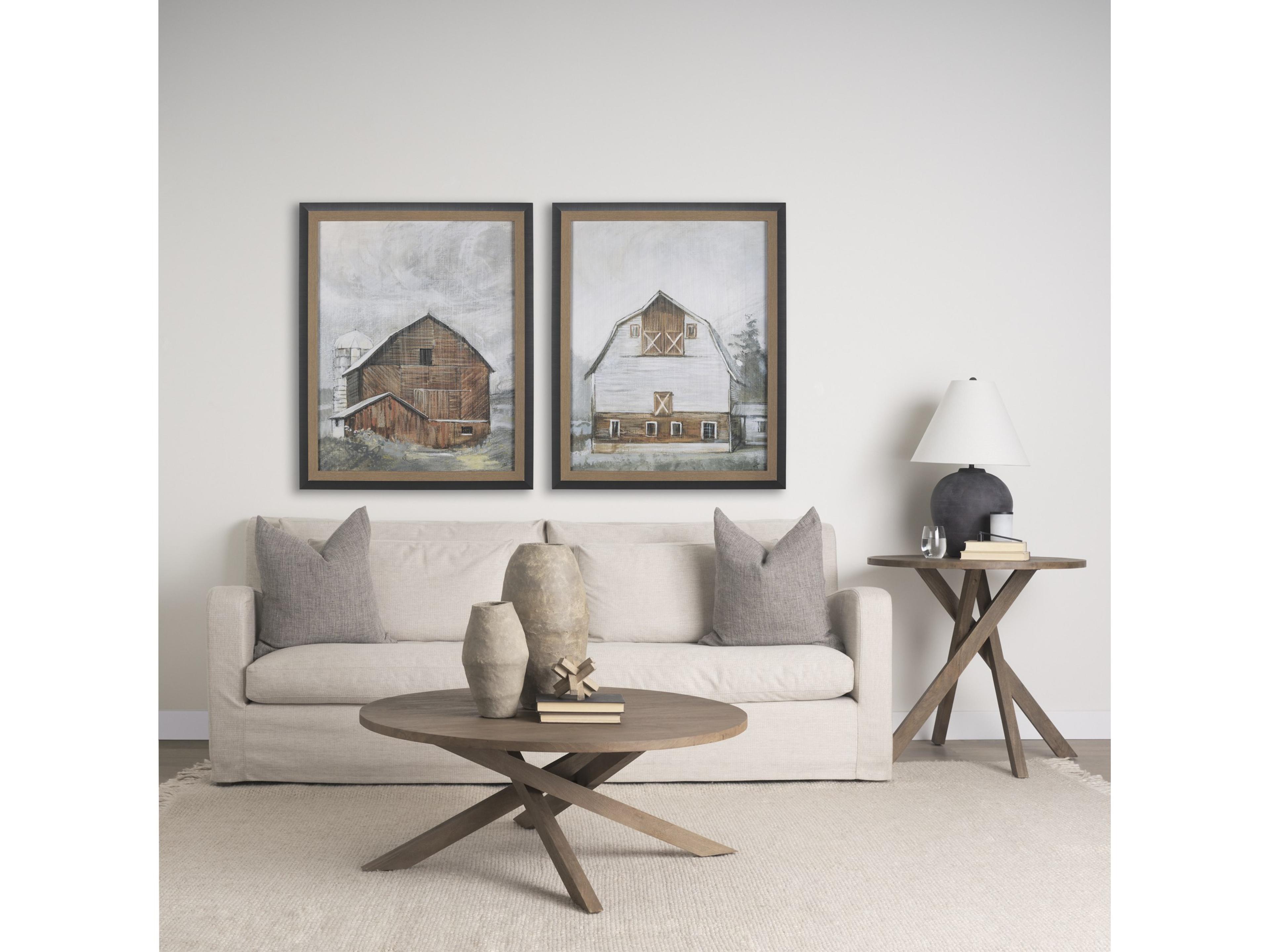 Mercana Rundal Small Gray Paper Mache Vase