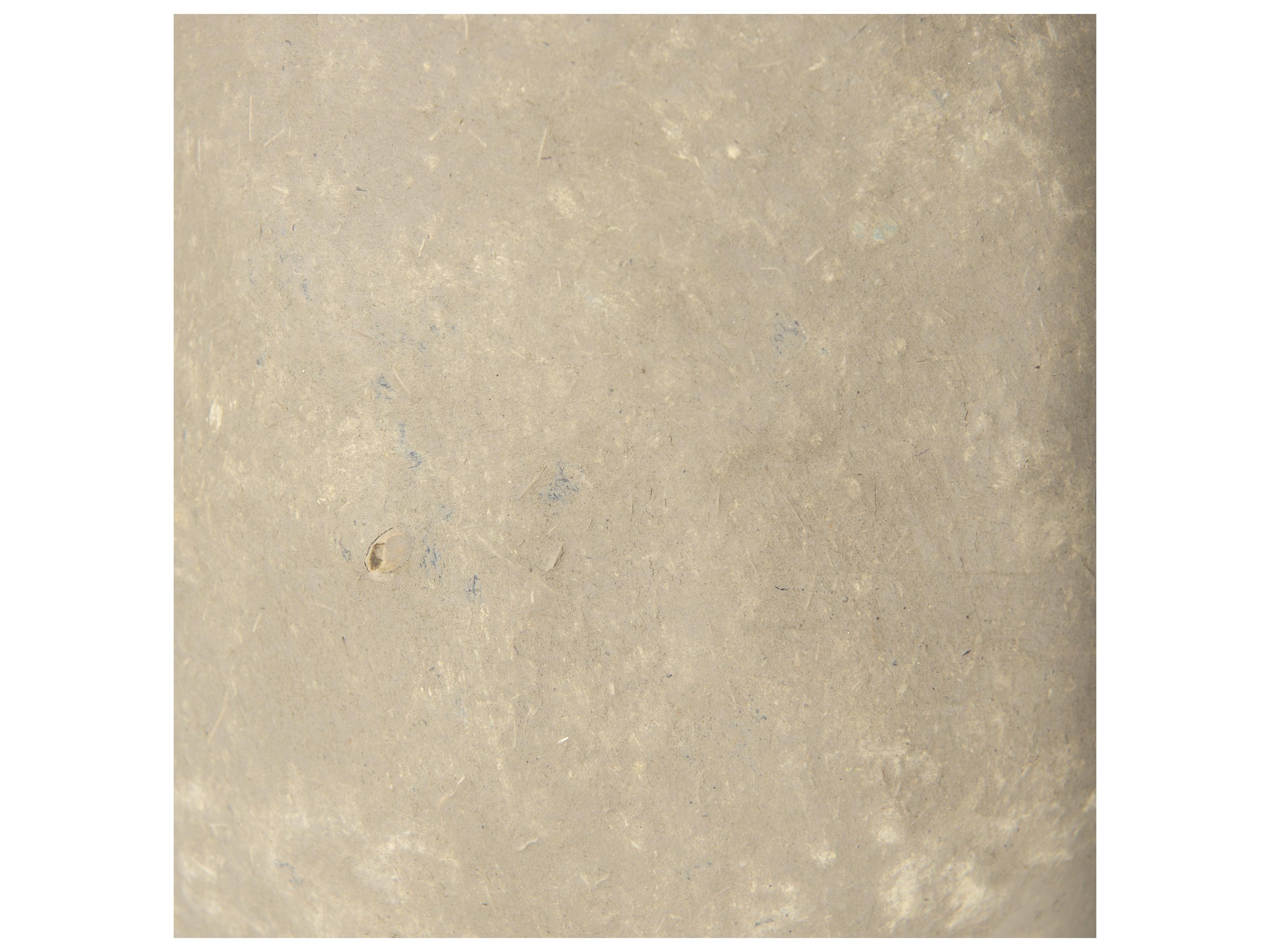 Mercana Rundal Small Gray Paper Mache Vase