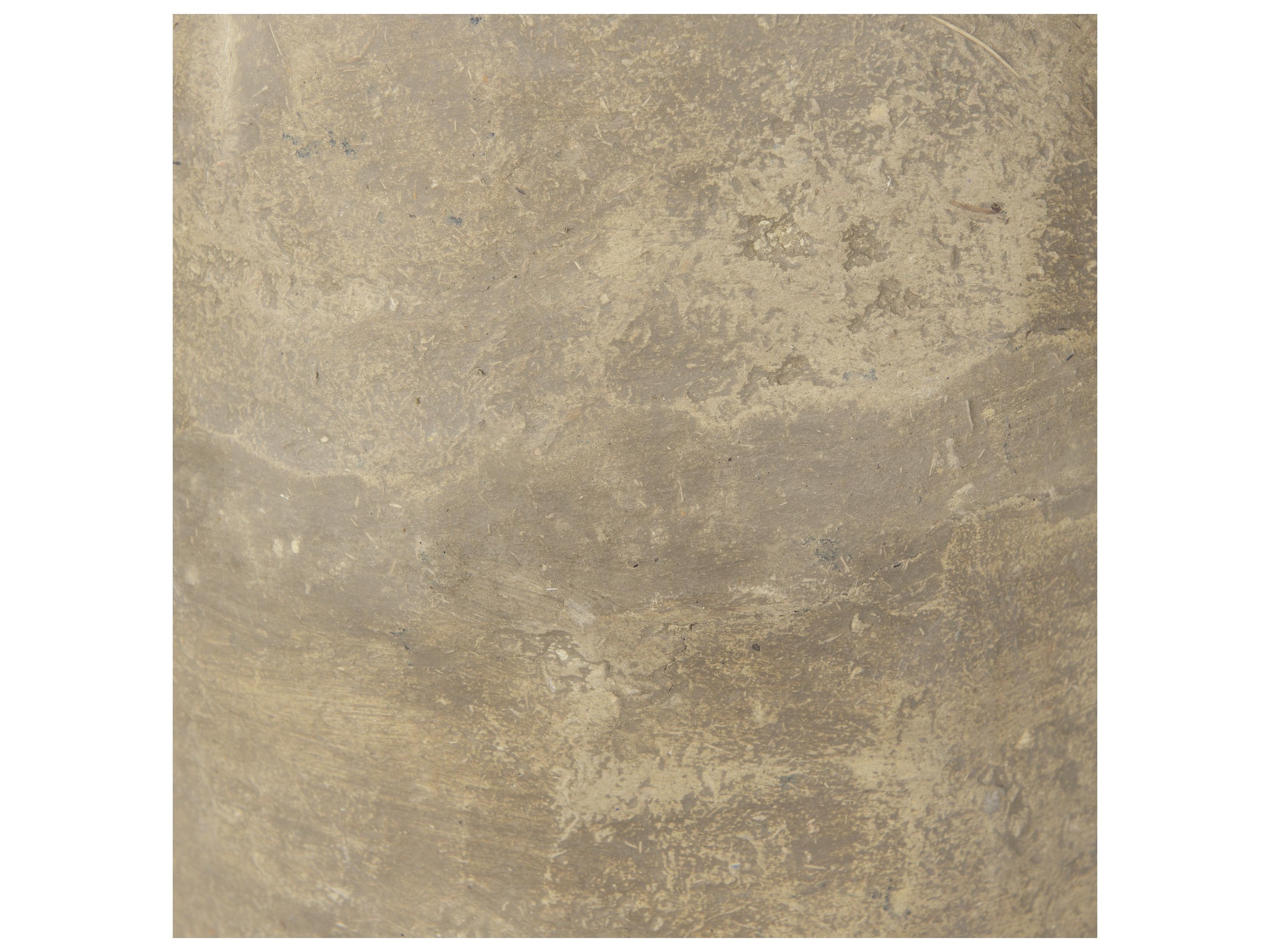 Mercana Rundal Large Gray Paper Mache Vase