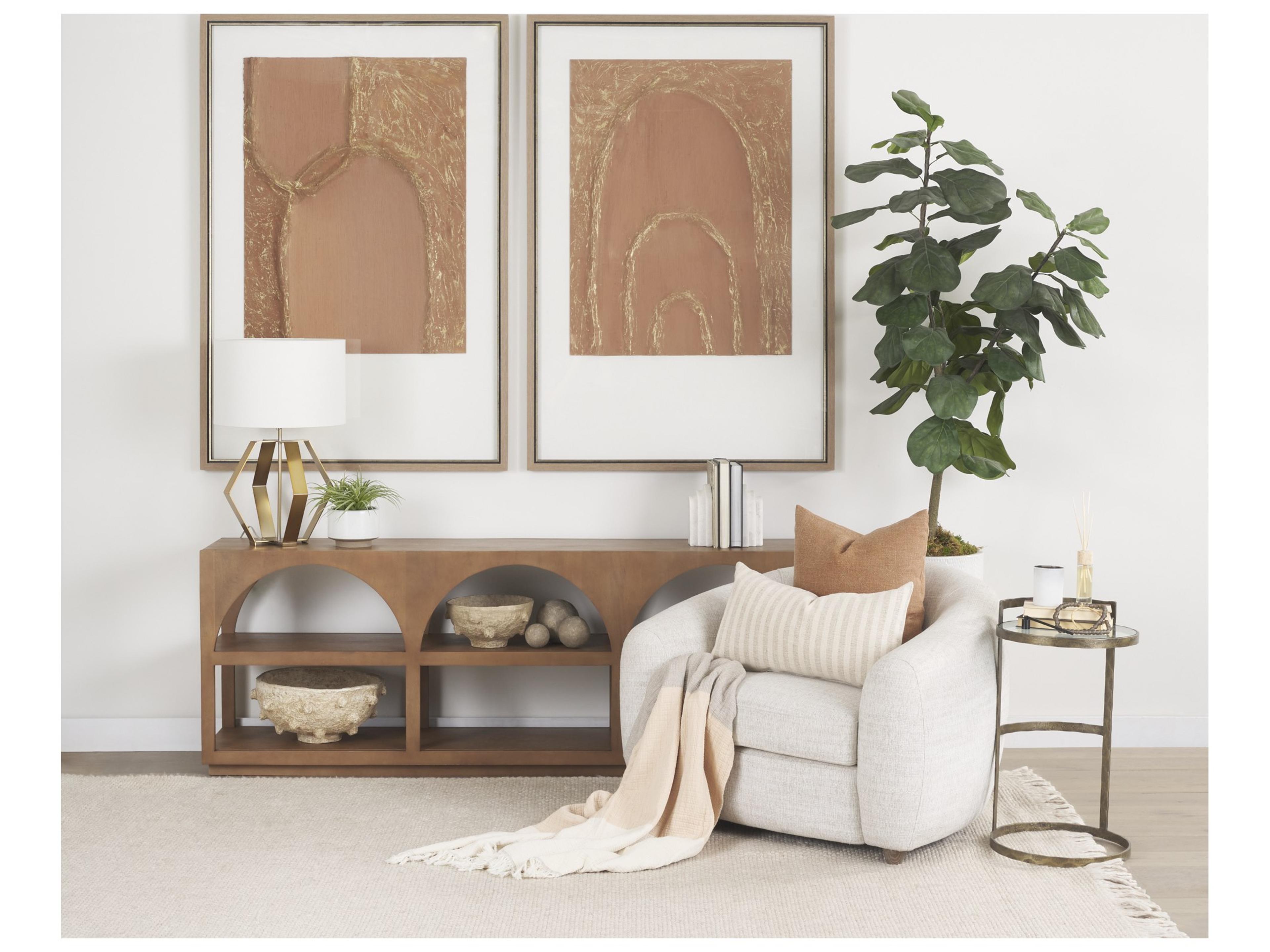 Mercana Sunita Set of 3 Gray Paper Mache Orbs