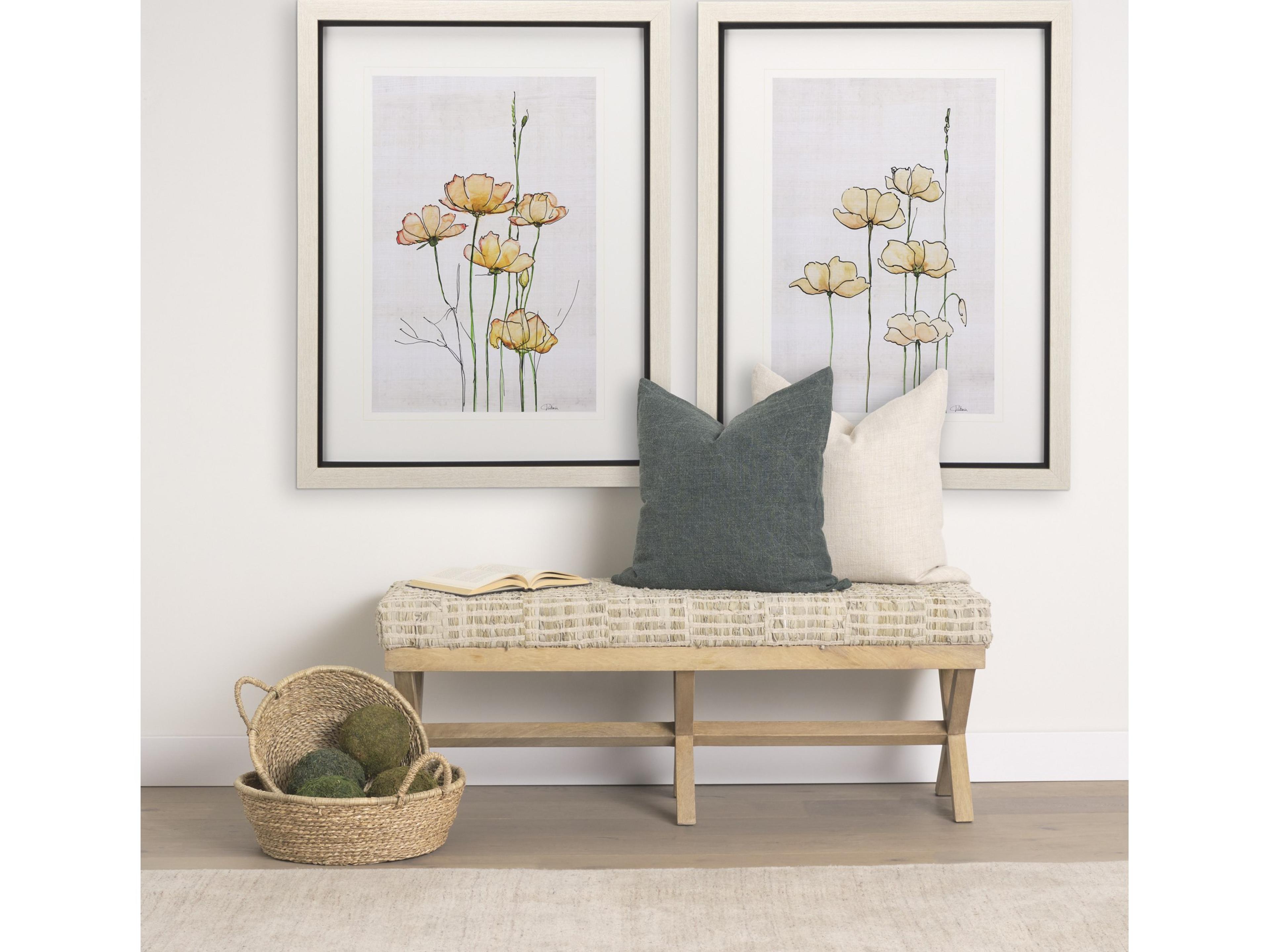 Mercana Ayanna Set of 2 Deep Nesting Seagrass Baskets w/ Handles