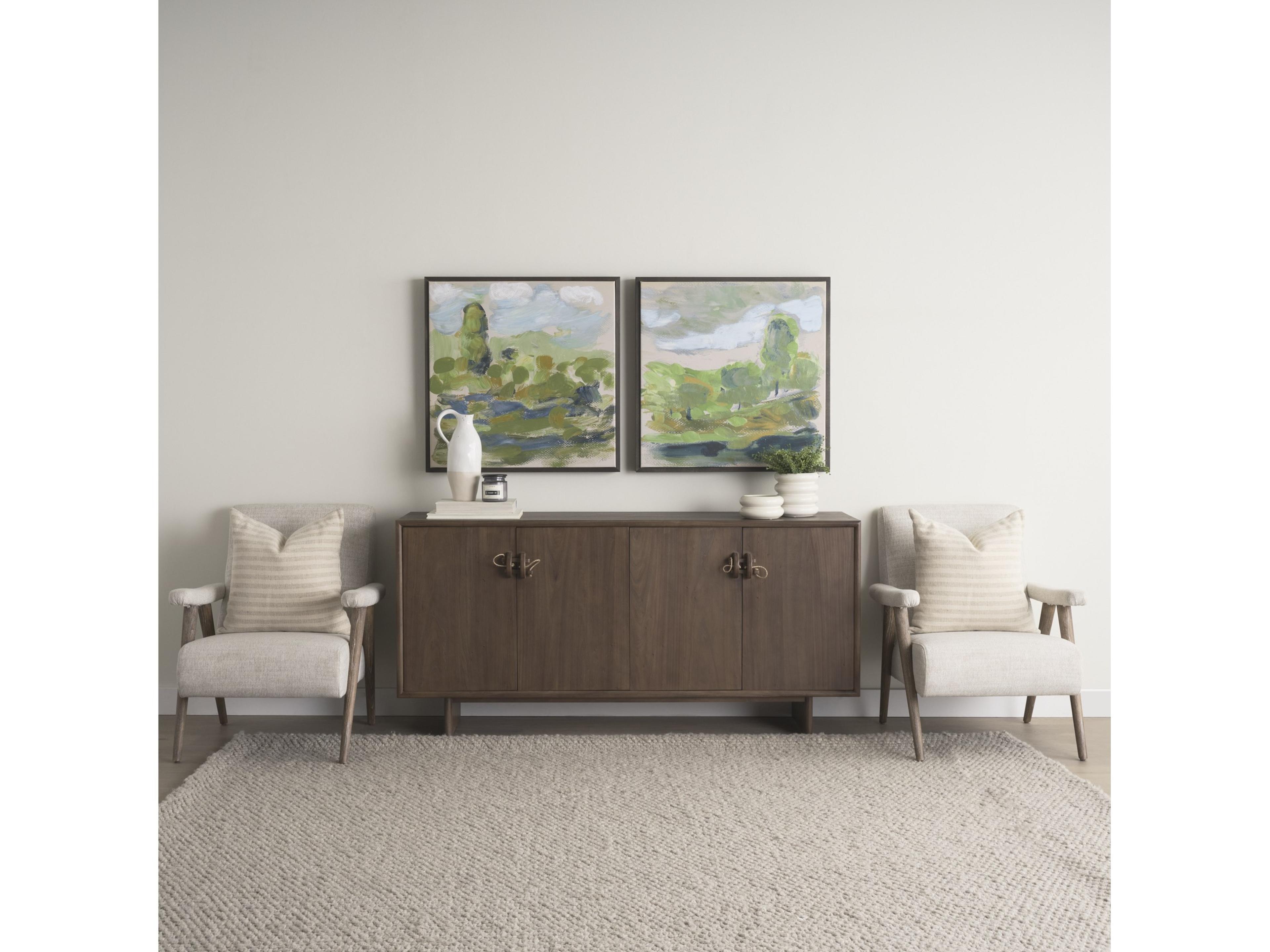 Mercana Jace Cream w/ Beige Stripe Linen-Cotton Square Decorative Pillow Cover