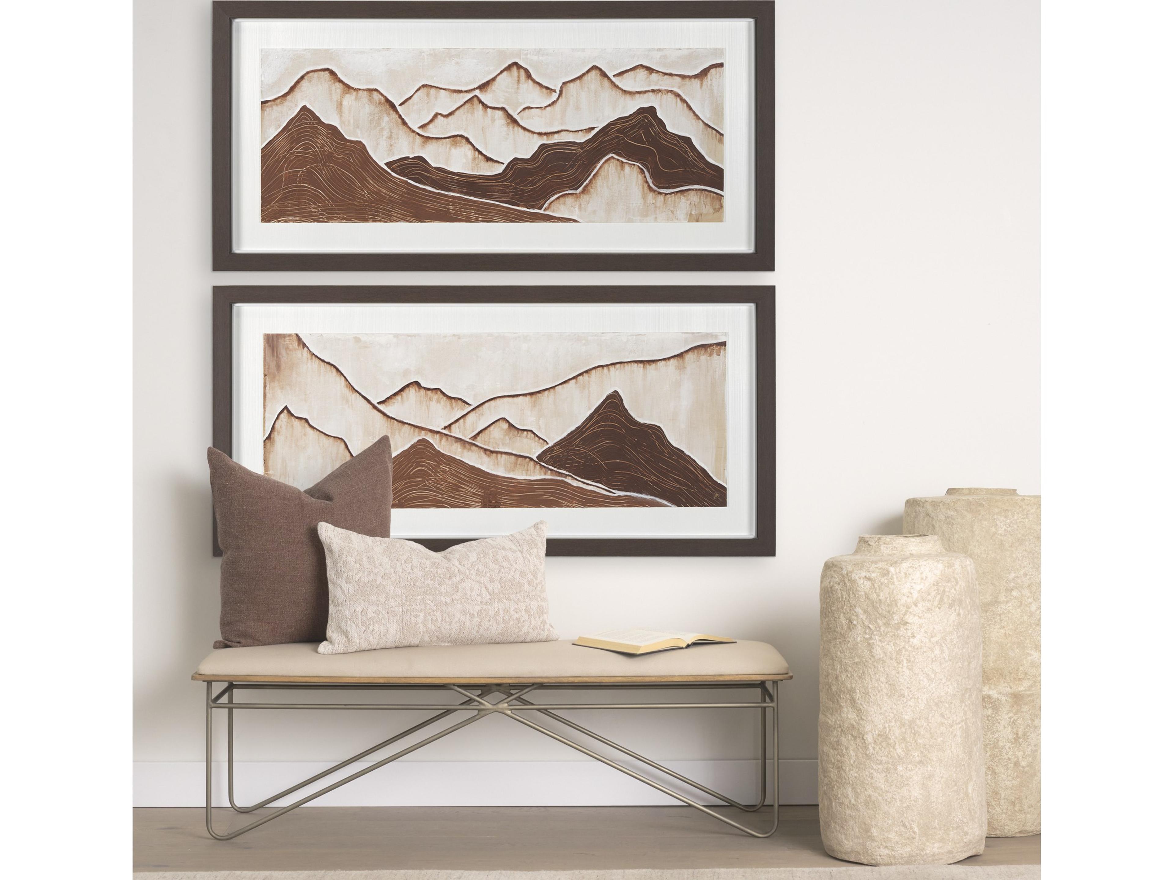 Mercana Jack Brown Linen Square Decorative Pillow Cover