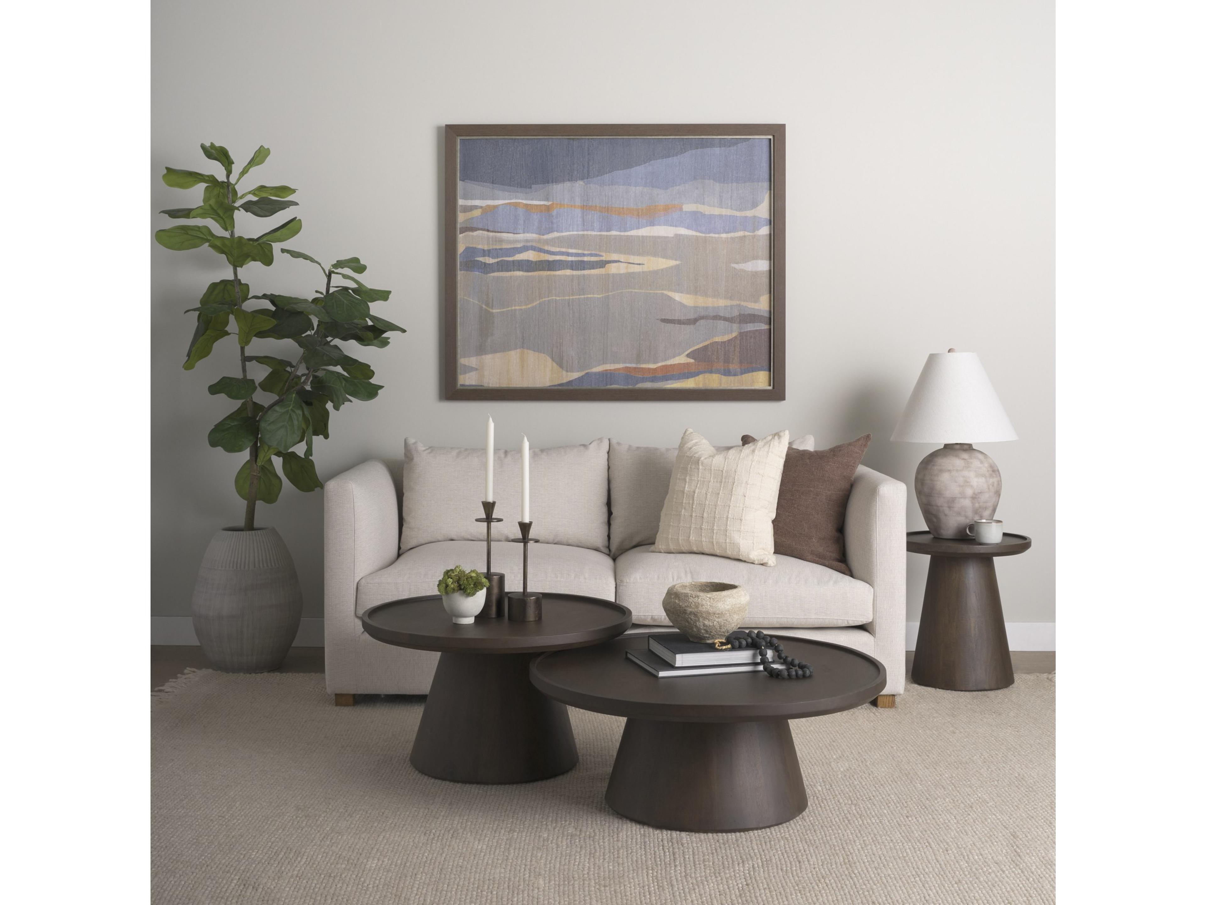 Mercana Jack Brown Linen Square Decorative Pillow Cover