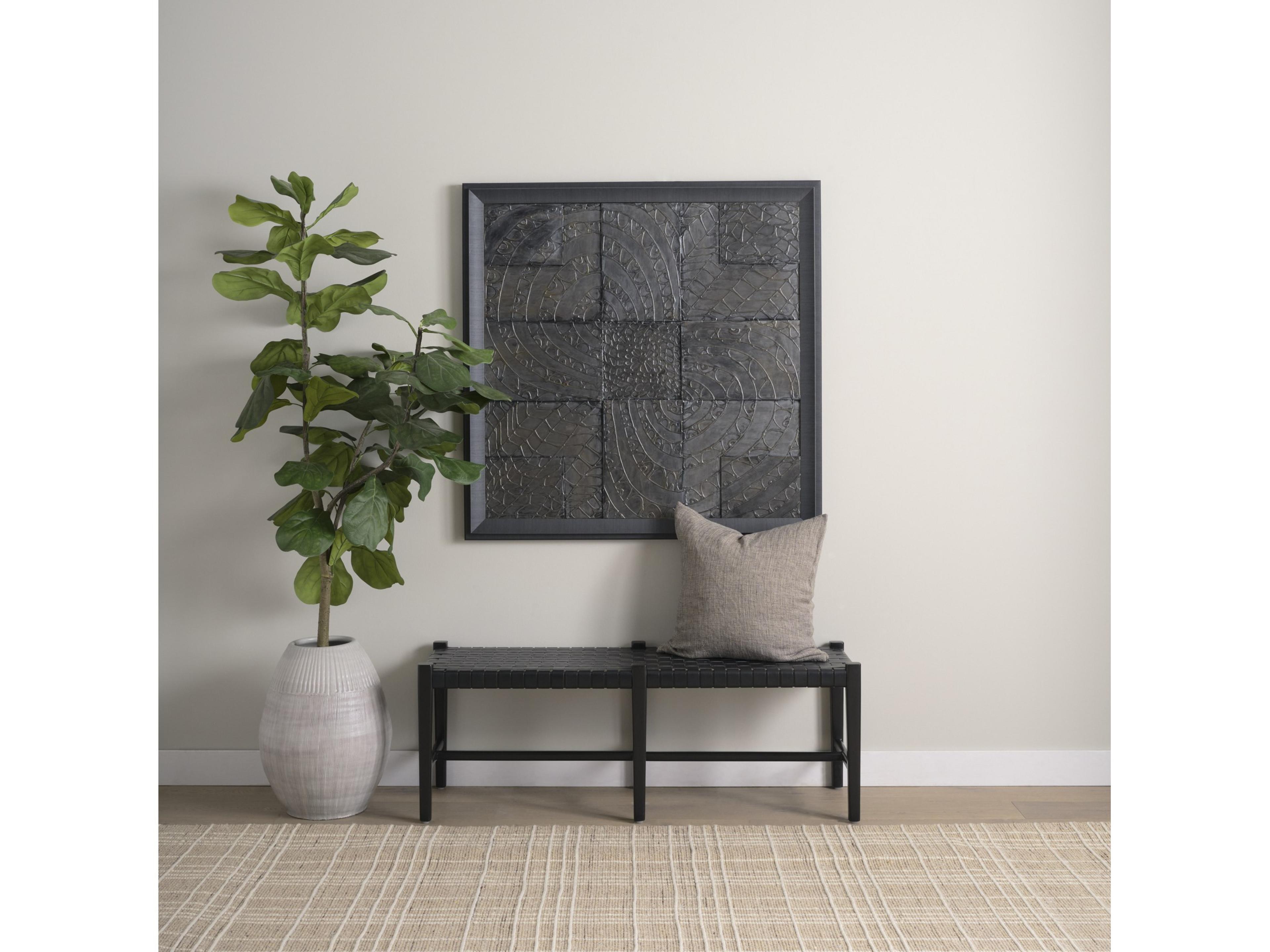 Mercana Jacklyn Grey Linen Square Decorative Pillow Cover