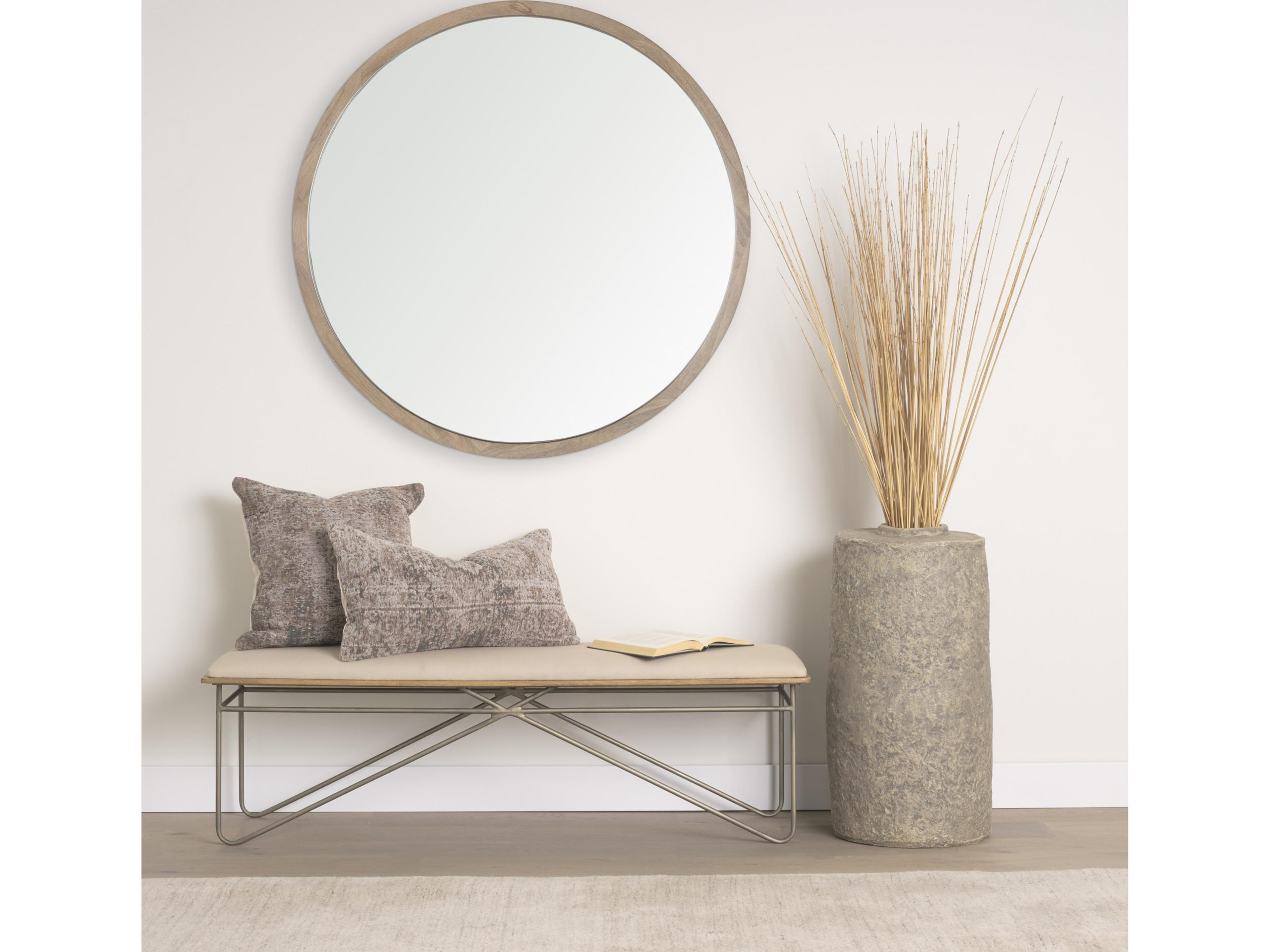 Mercana Khloe Taupe Lumbar Pillow Cover