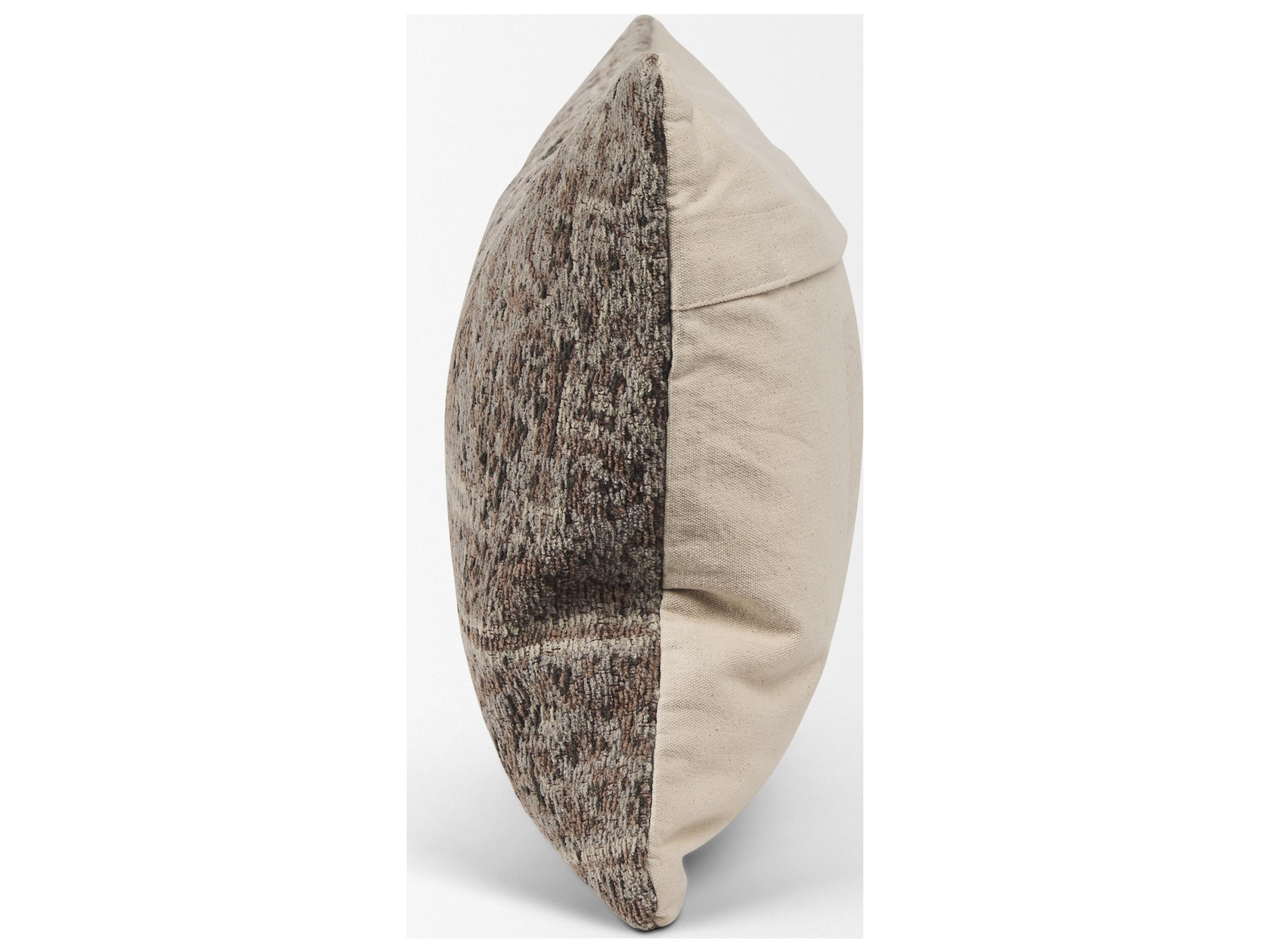 Mercana Khloe Taupe Lumbar Pillow Cover