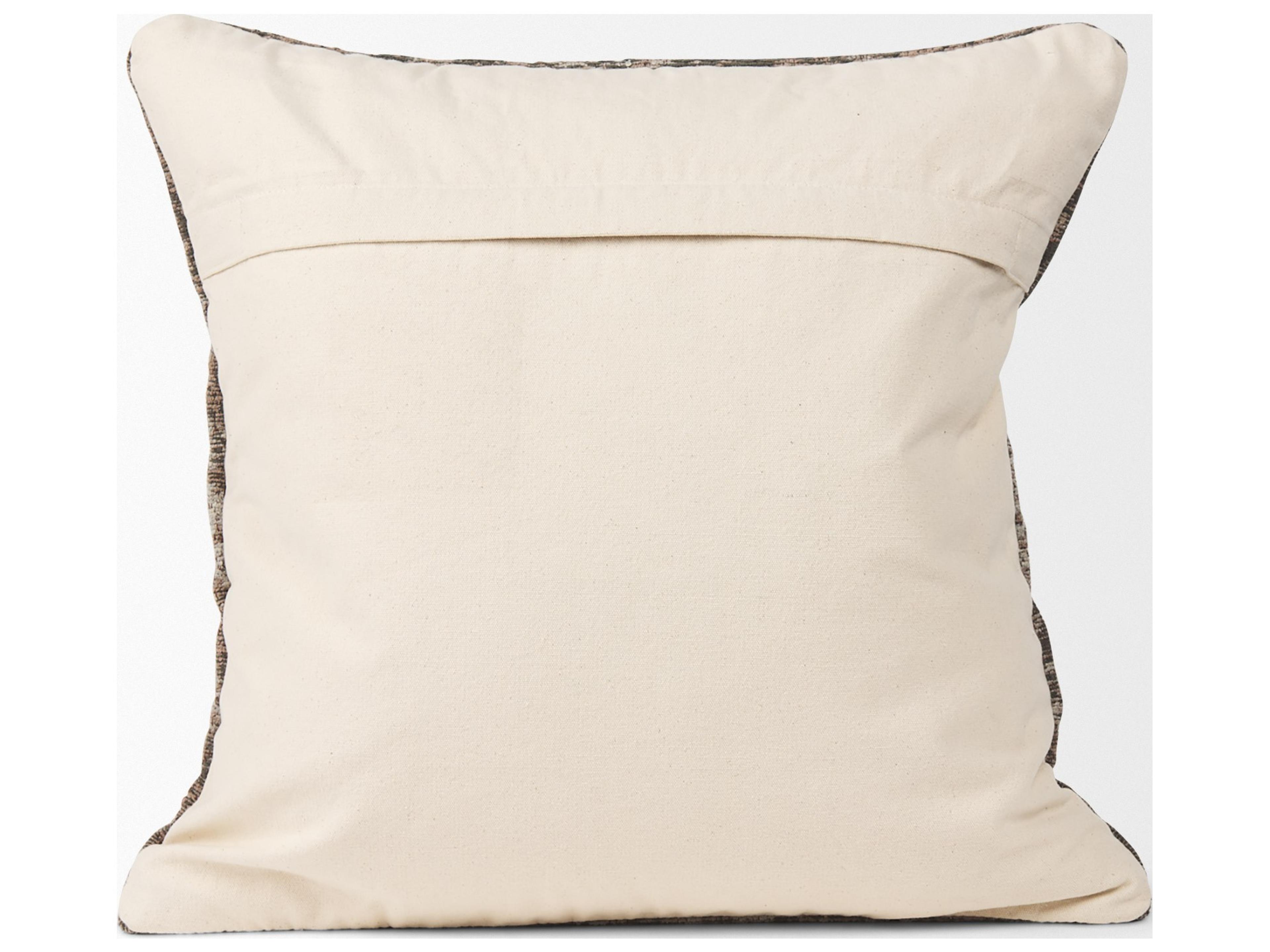 Mercana Khloe Taupe Square Pillow Cover