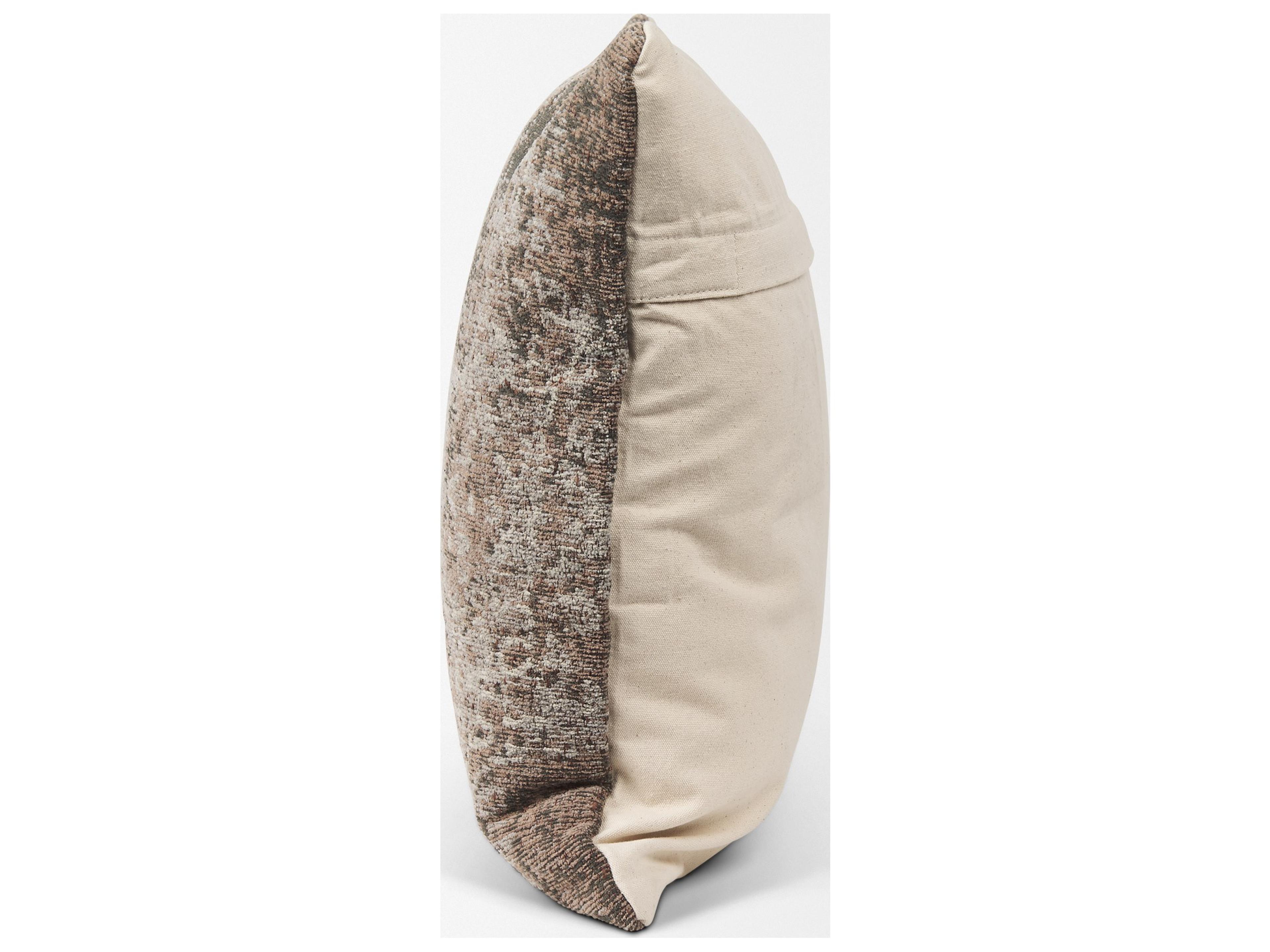 Mercana Khloe Taupe Square Pillow Cover