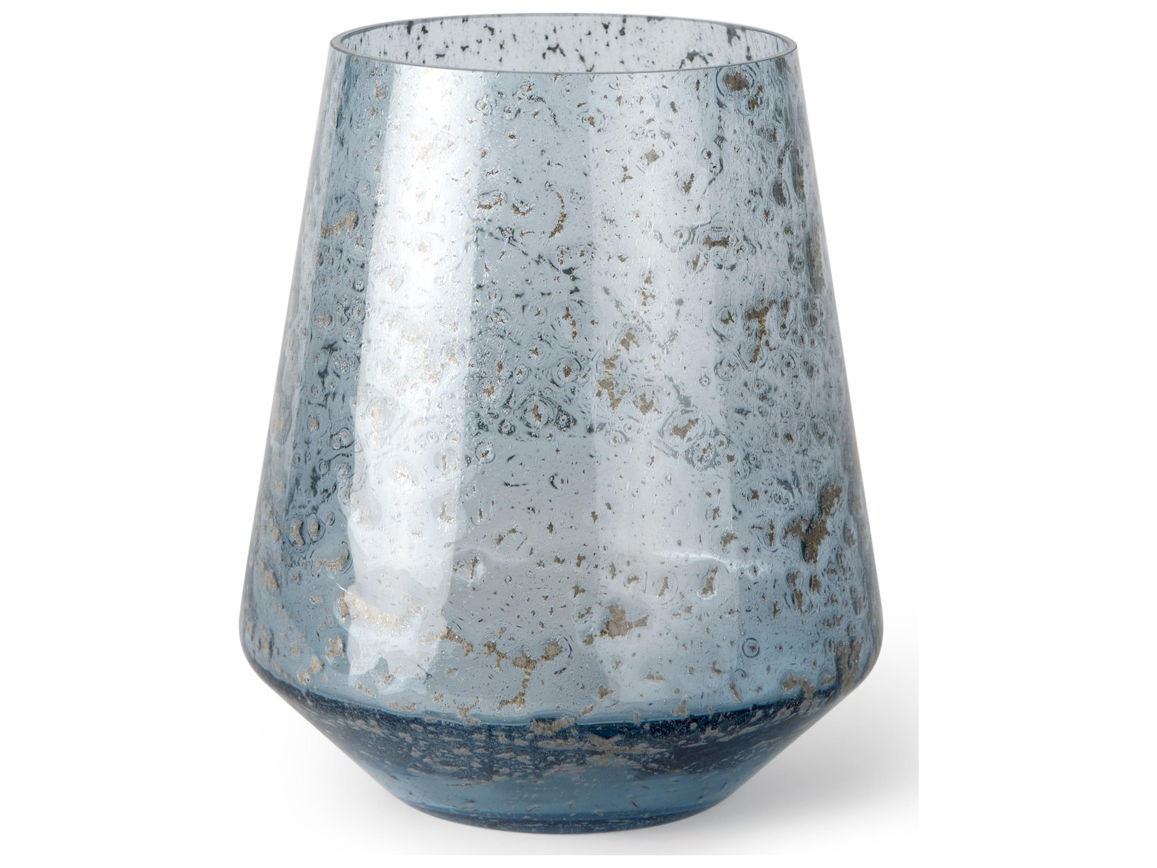Robyn Tall Blue Glass Vase