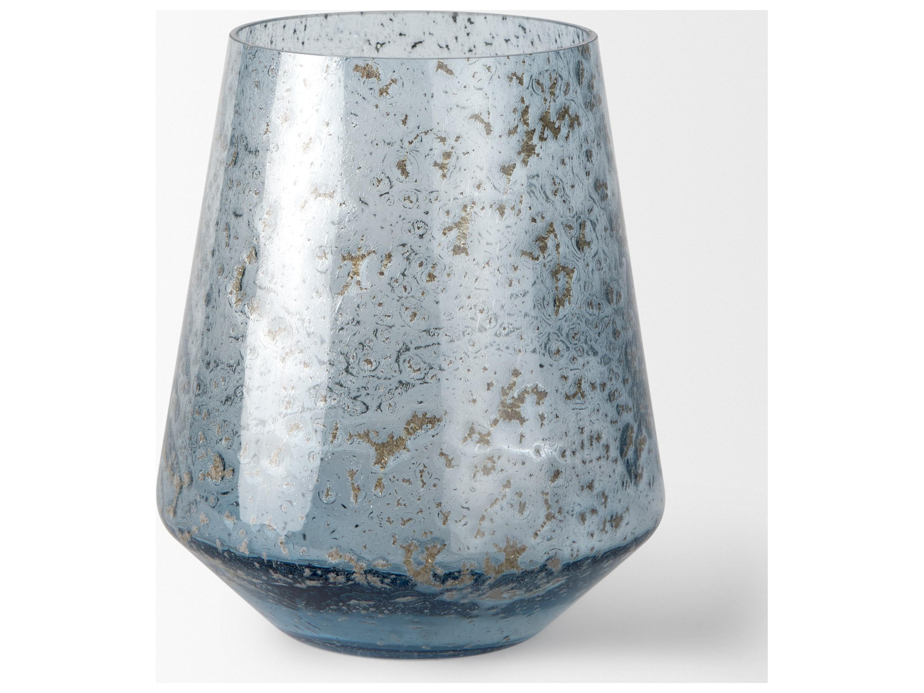 Mercana Robyn Tall Blue Glass Vase