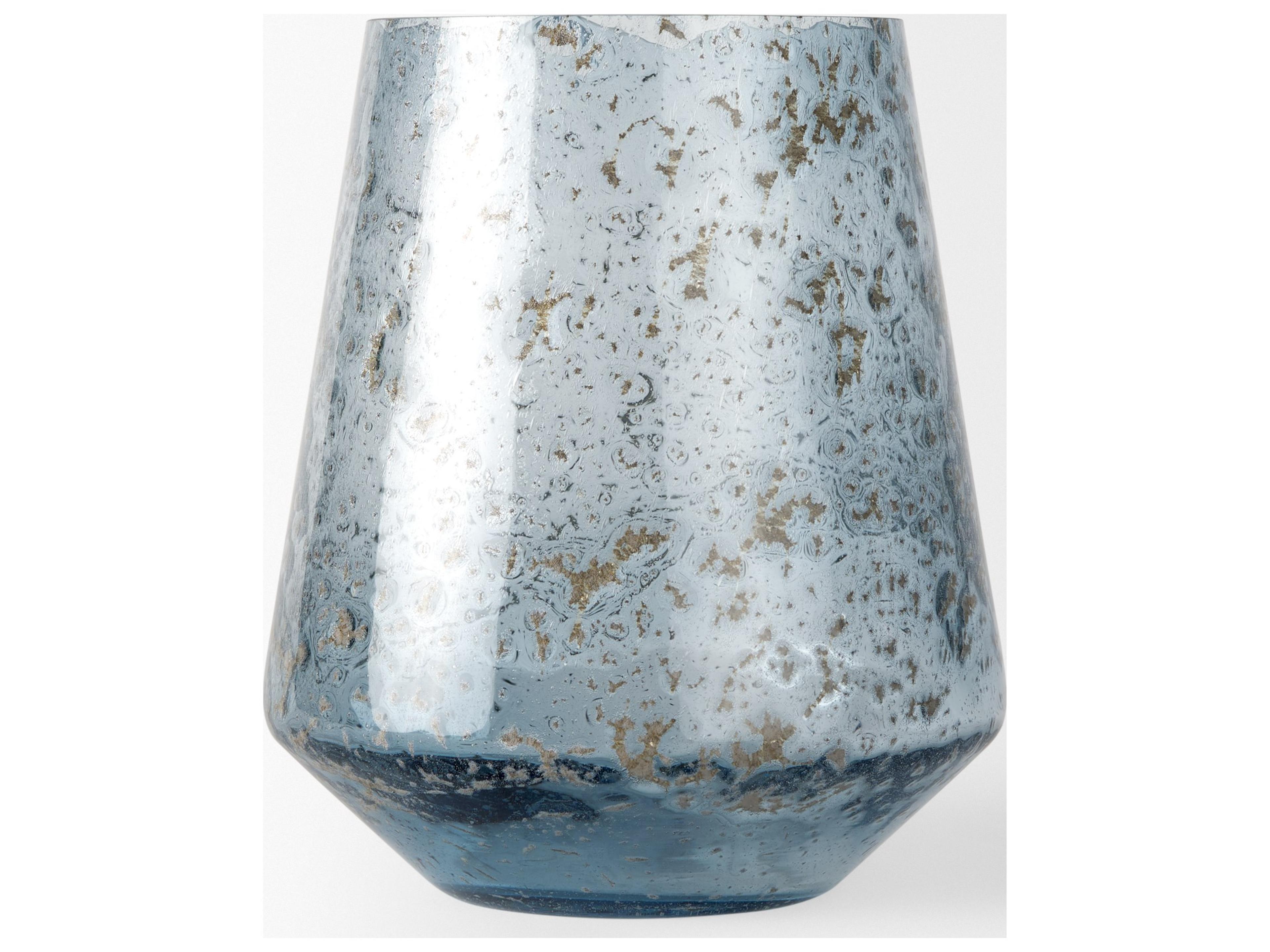 Mercana Robyn Tall Blue Glass Vase