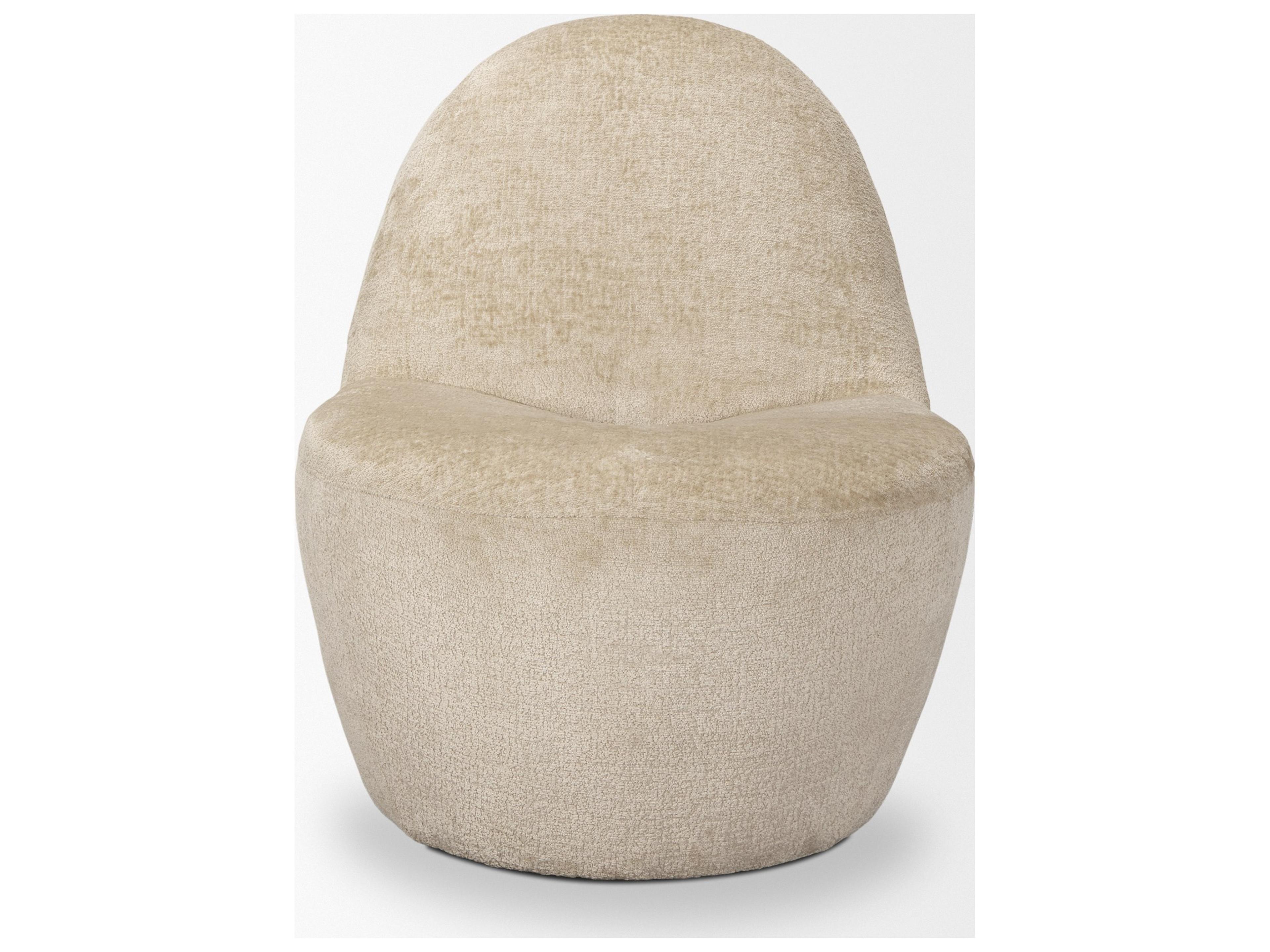 Mercana Beverly Beige Chenille Accent Chair