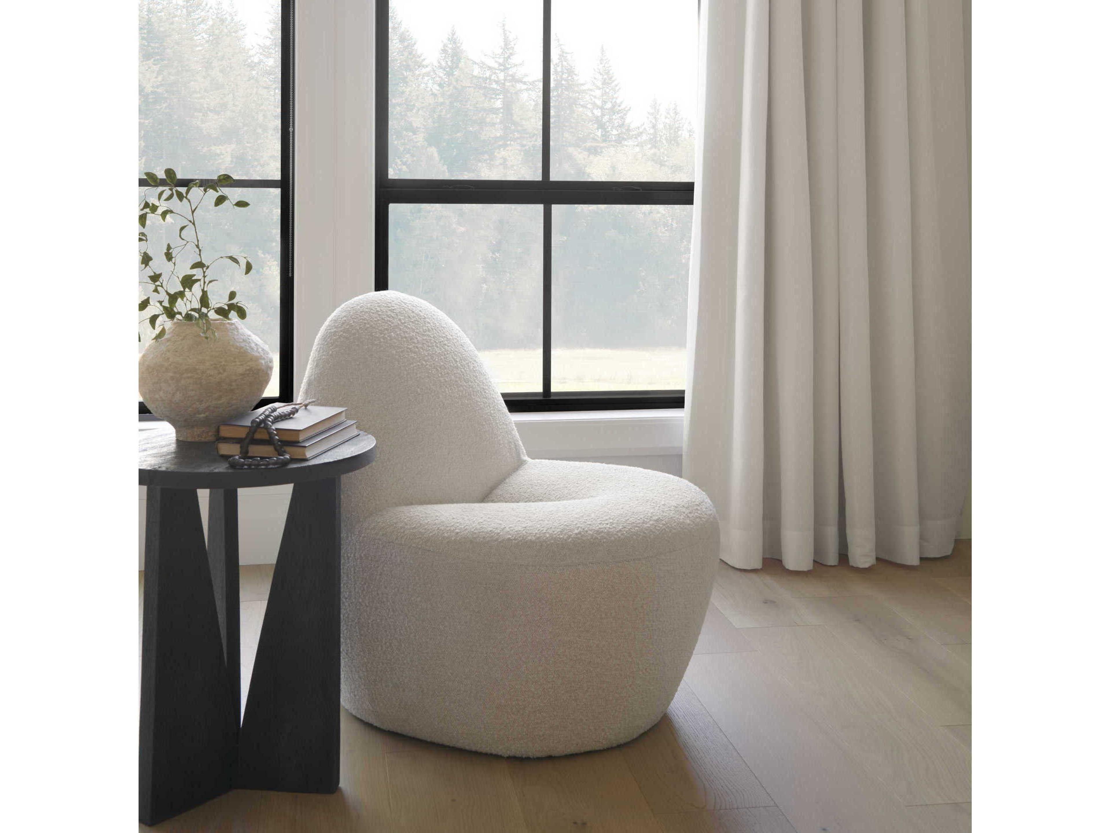 Mercana Beverly Cream Boucle Accent Chair