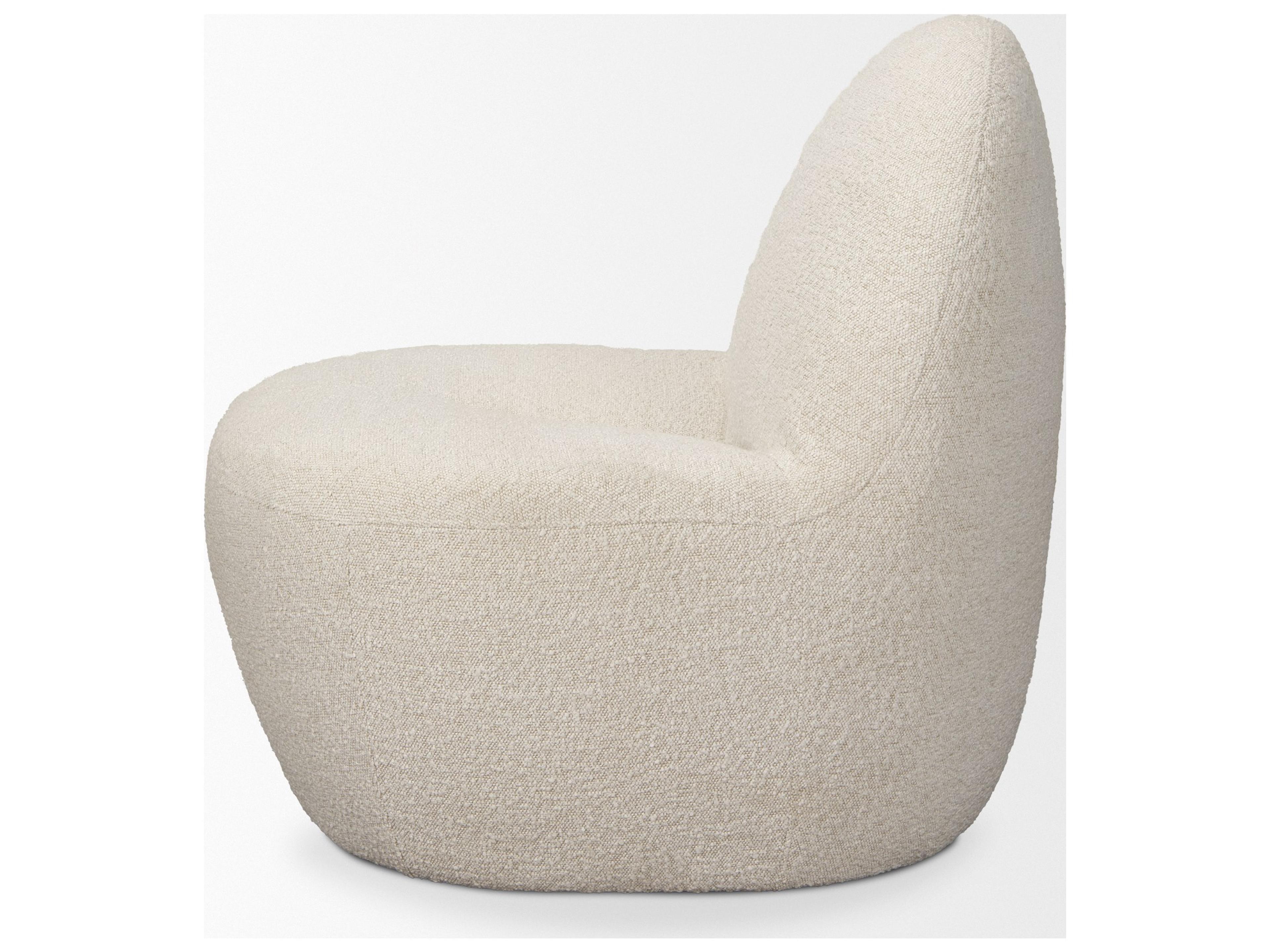 Mercana Beverly Cream Boucle Accent Chair