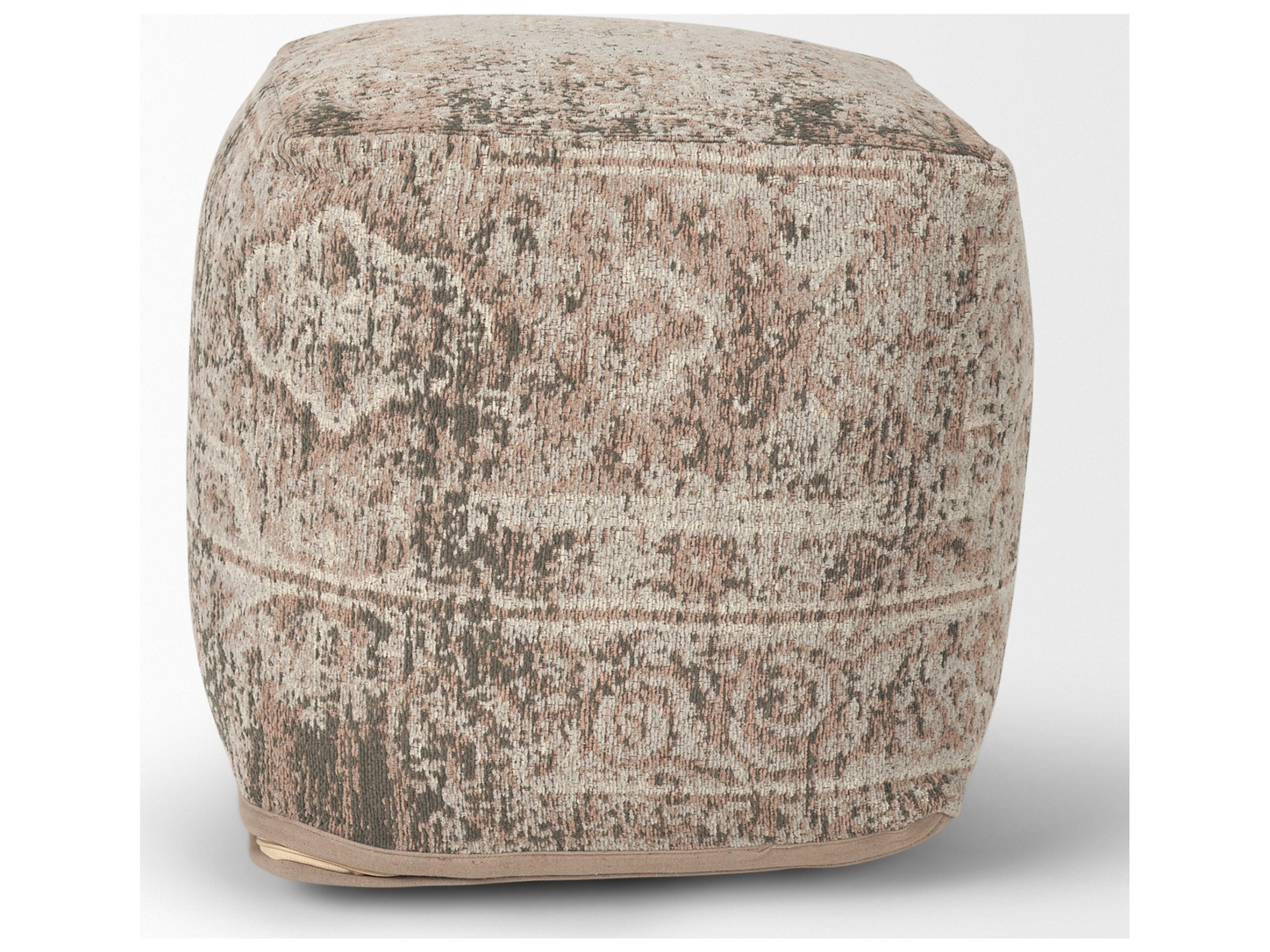 Mercana Khloe Small Taupe Pouf