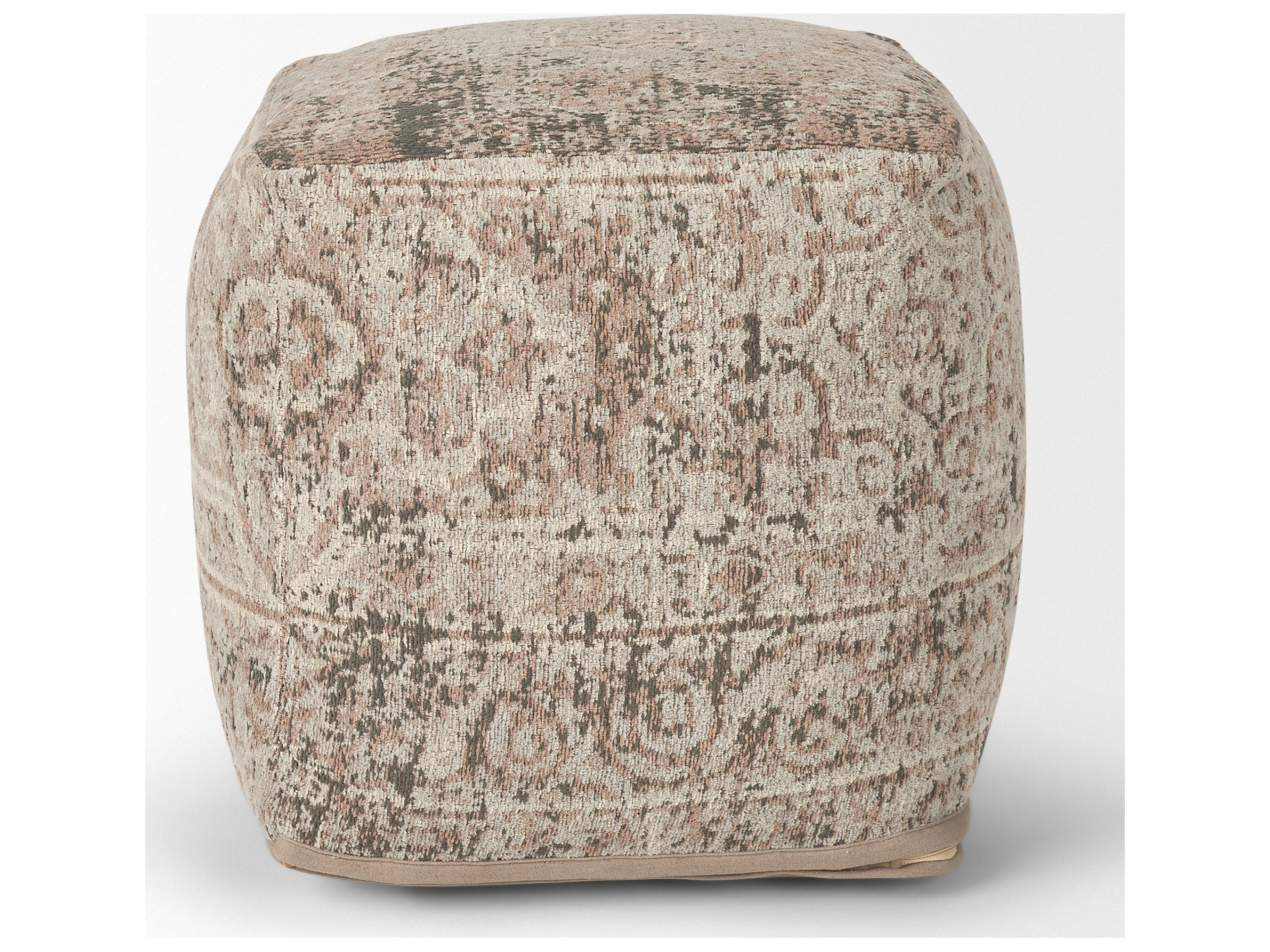 Mercana Khloe Small Taupe Pouf