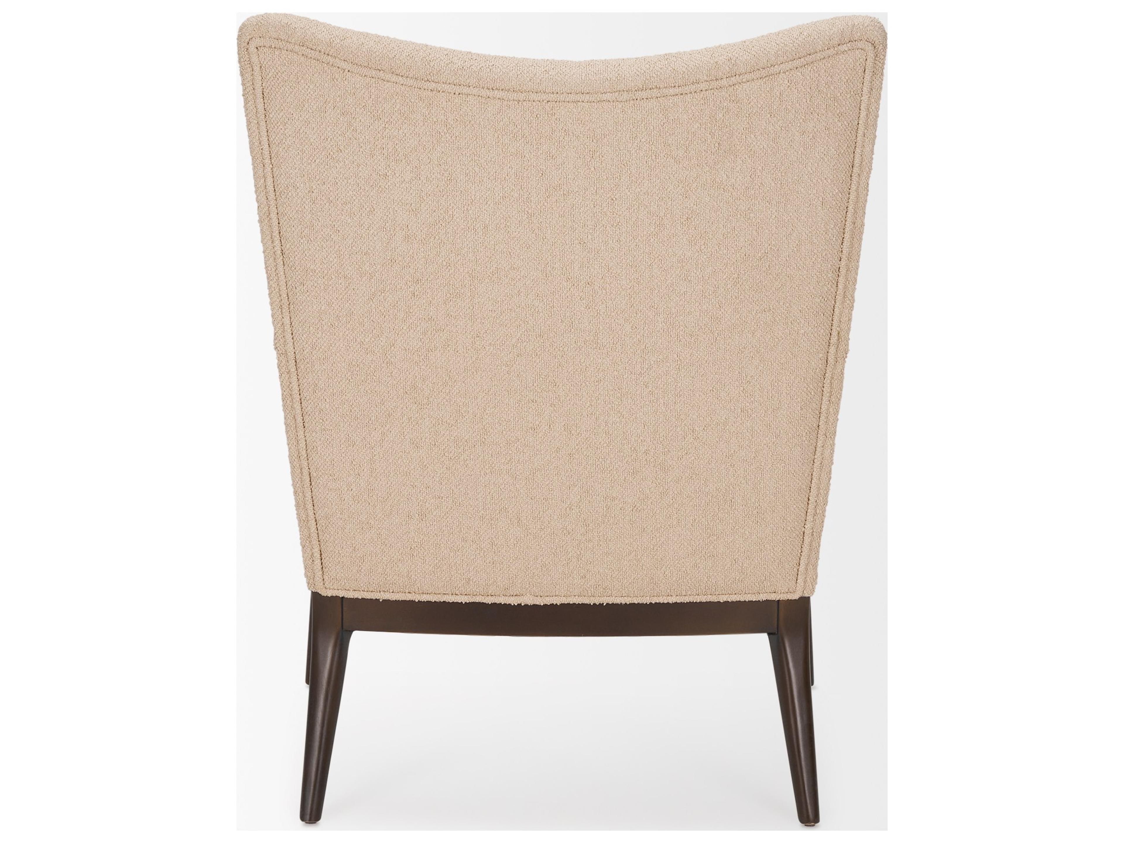 Mercana Argent Beige Boucle Accent Chair