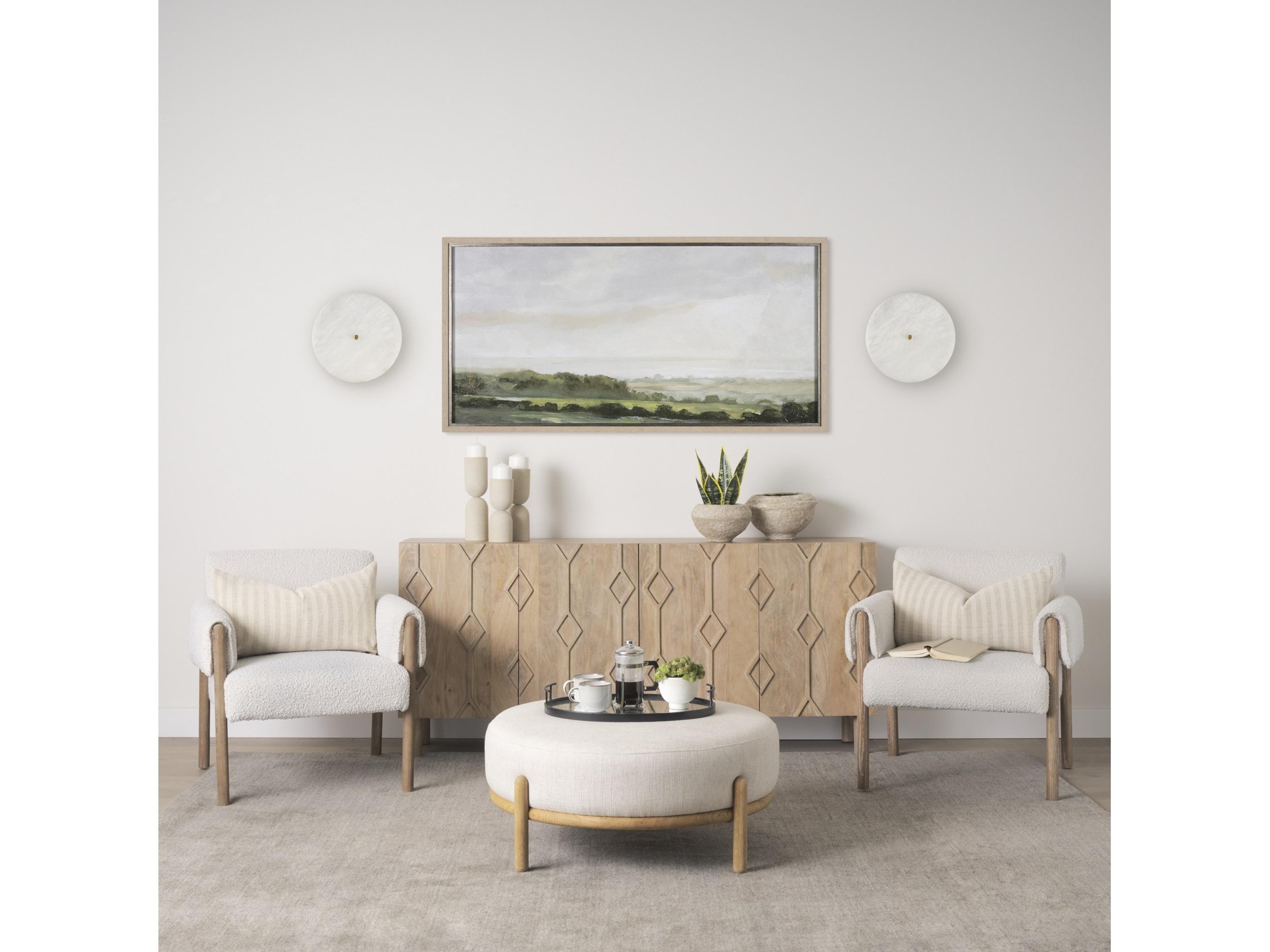 Mercana Dolly Brushed Gold Metal w/ Alabaster Shade 4-Light Wall Sconce