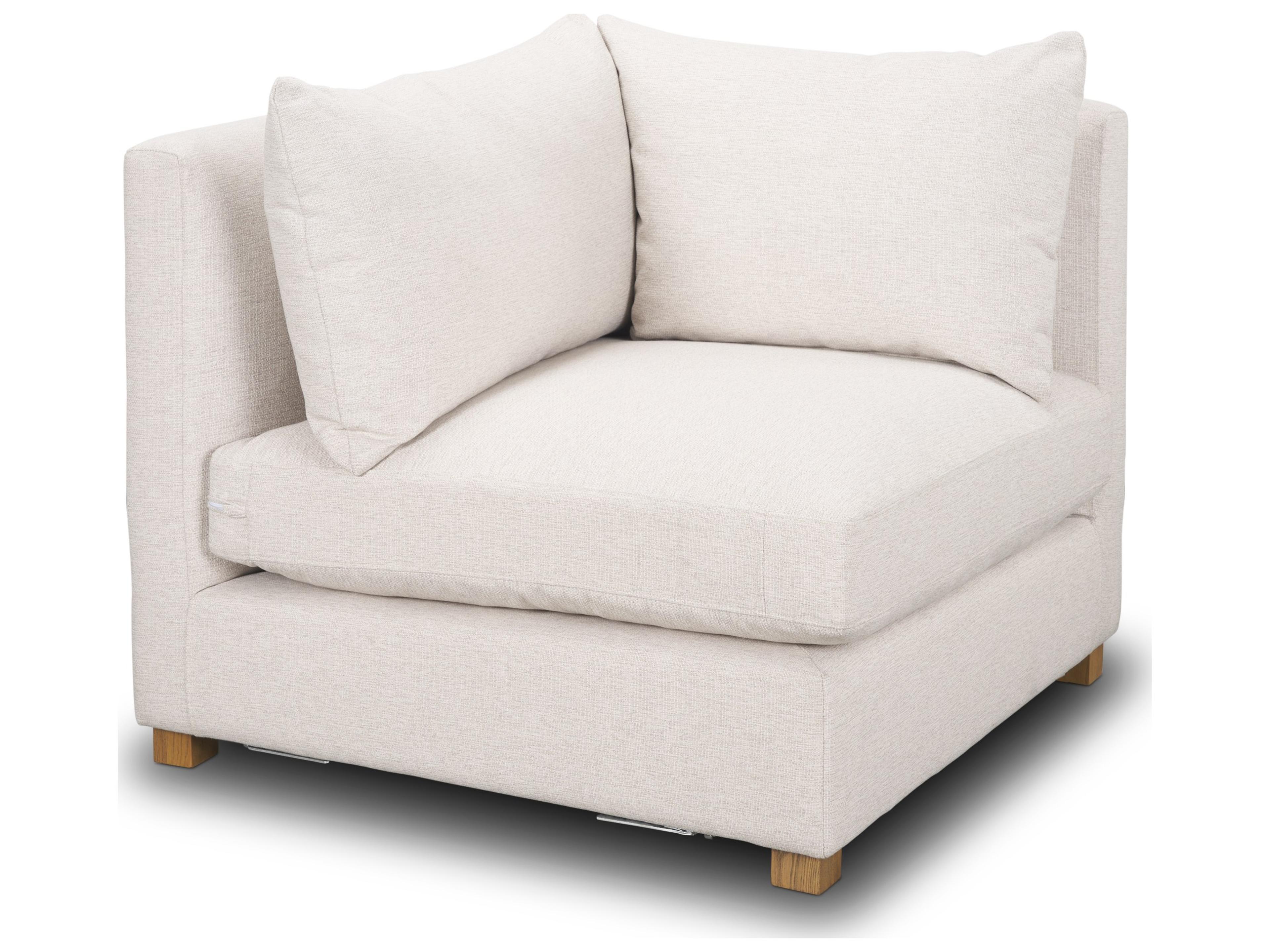 Halston Corner Sectional Piece Oatmeal Performance Fabric