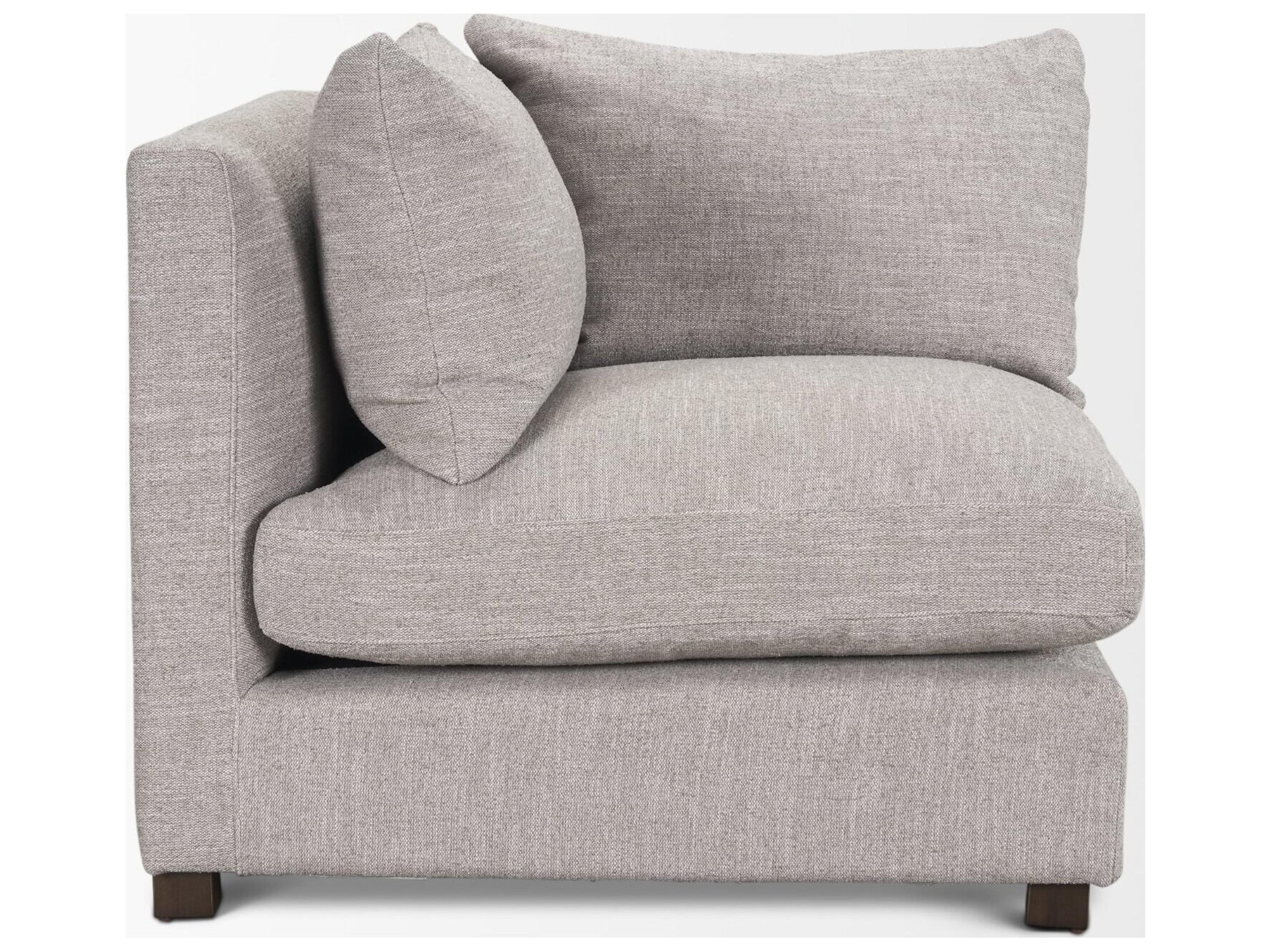 Mercana Halston Corner Light Grey Performance Fabric