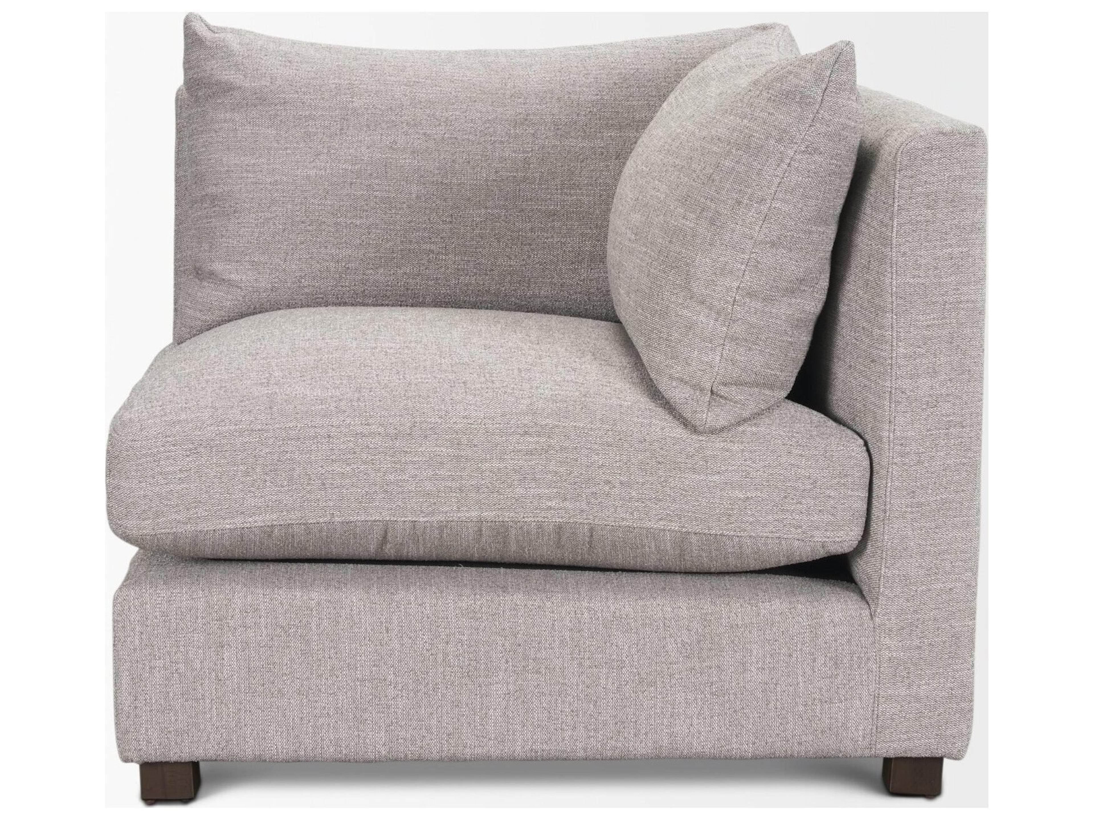 Mercana Halston Corner Light Grey Performance Fabric