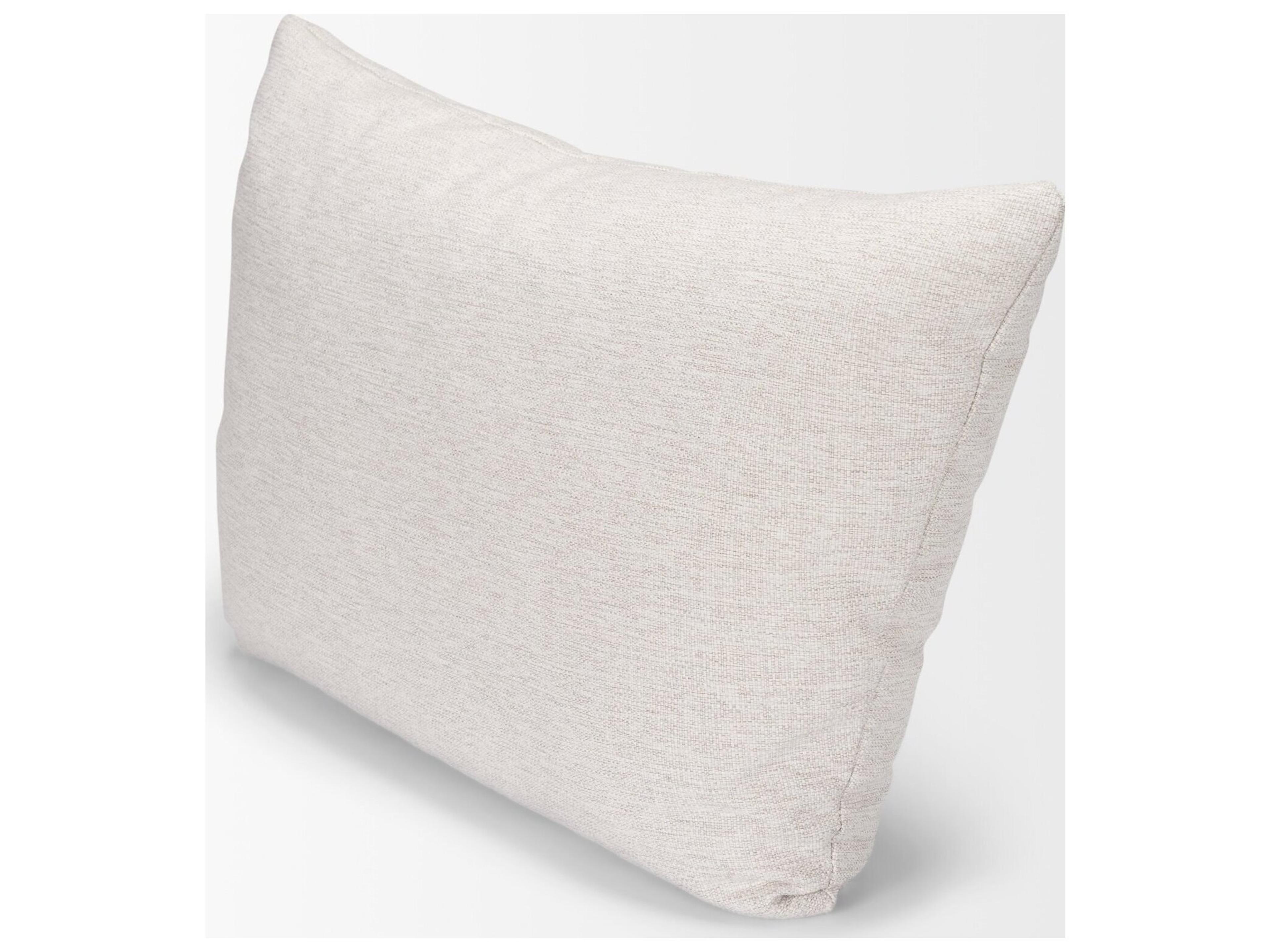 Mercana Halston Arm Pillow in Oatmeal Performance Fabric