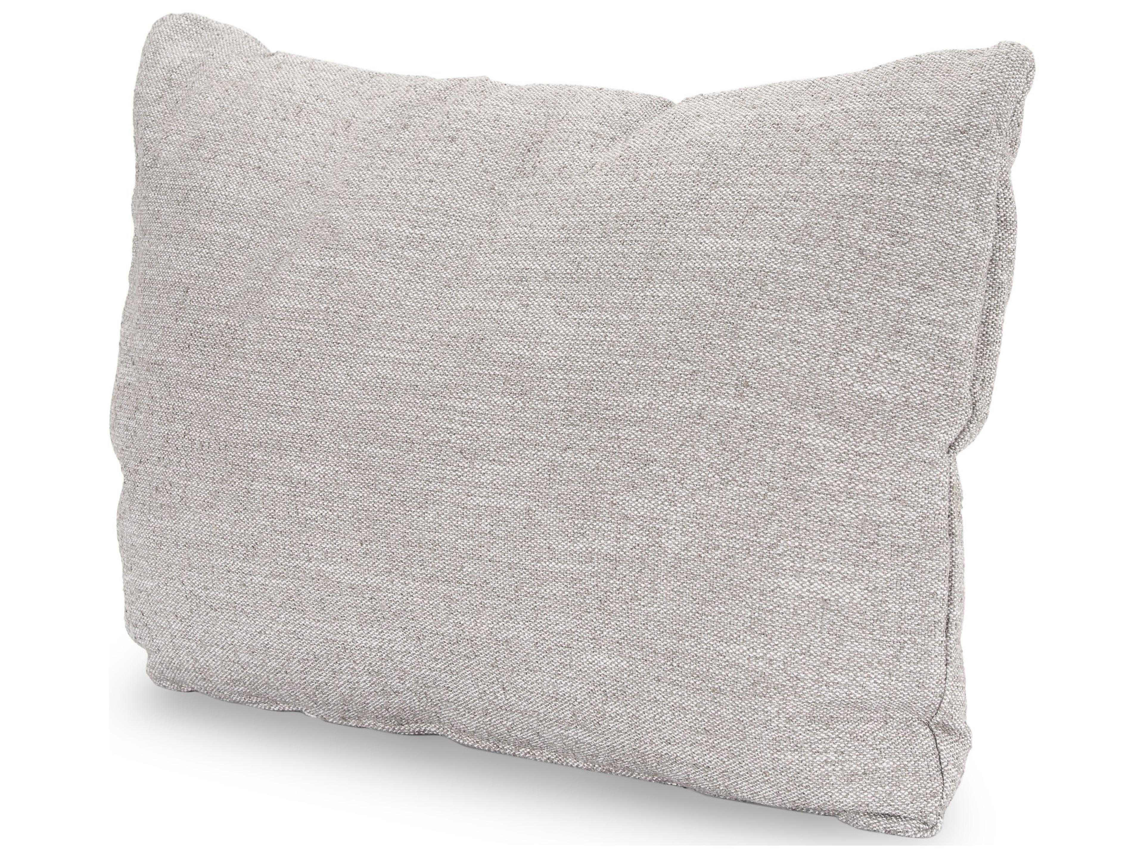 Halston Arm Pillow Light Gray Performance Fabric