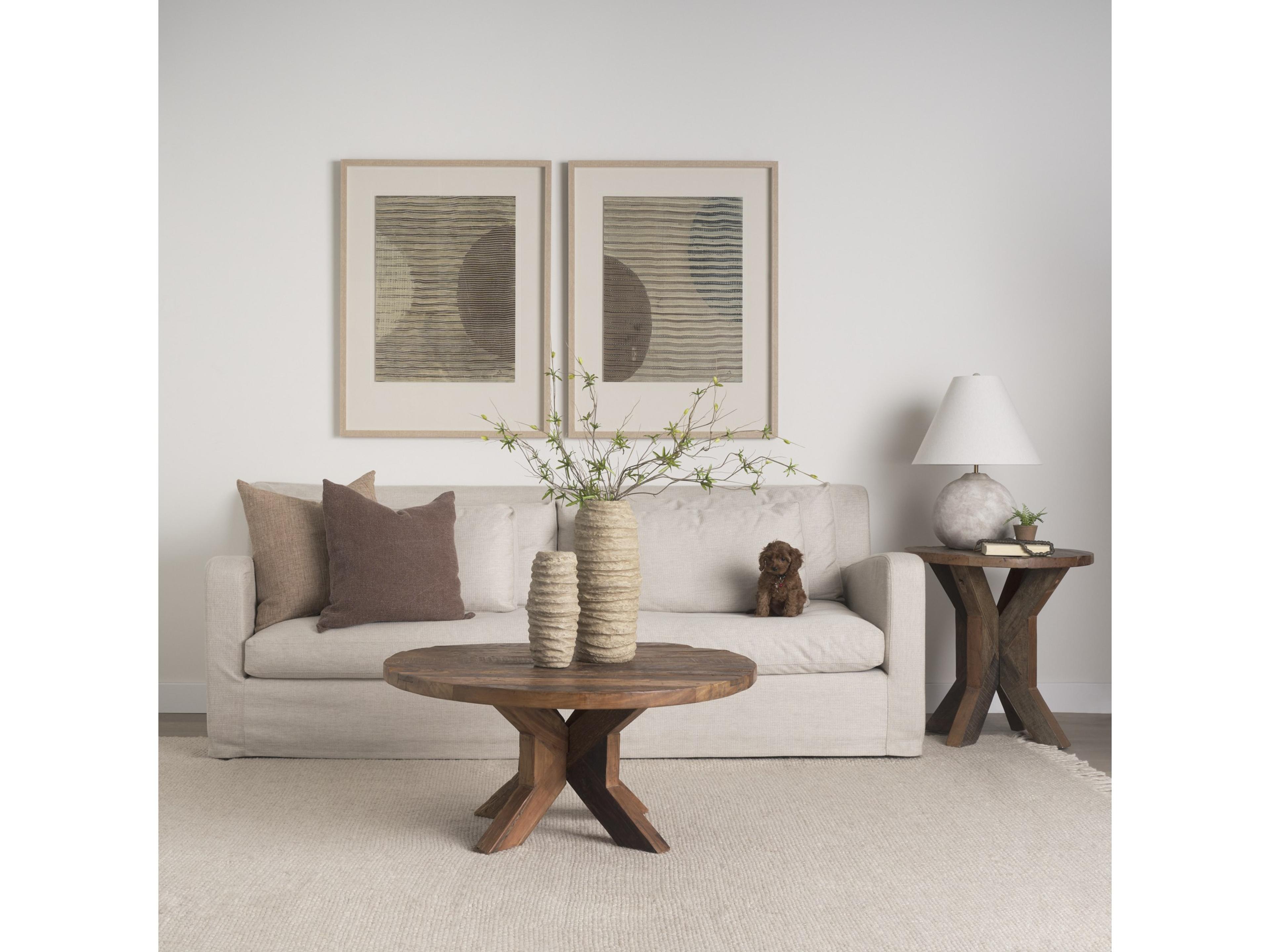 Mercana Heidi Reclaimed Brown Wooden Coffee Table