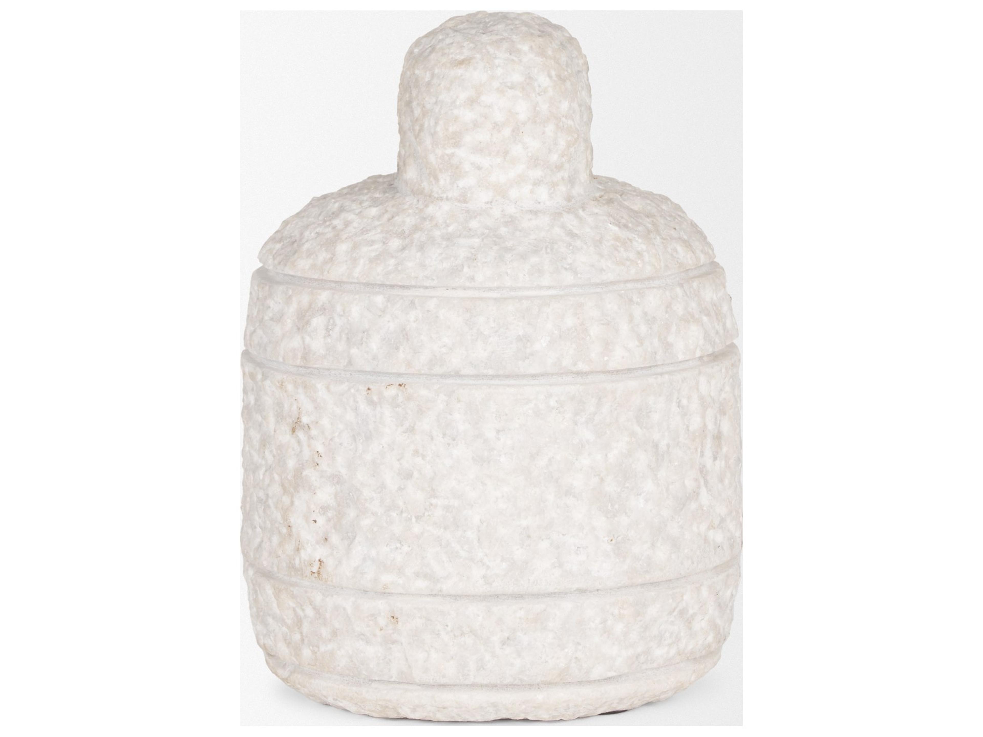 Mercana Irina Small White Marble Door Stopper