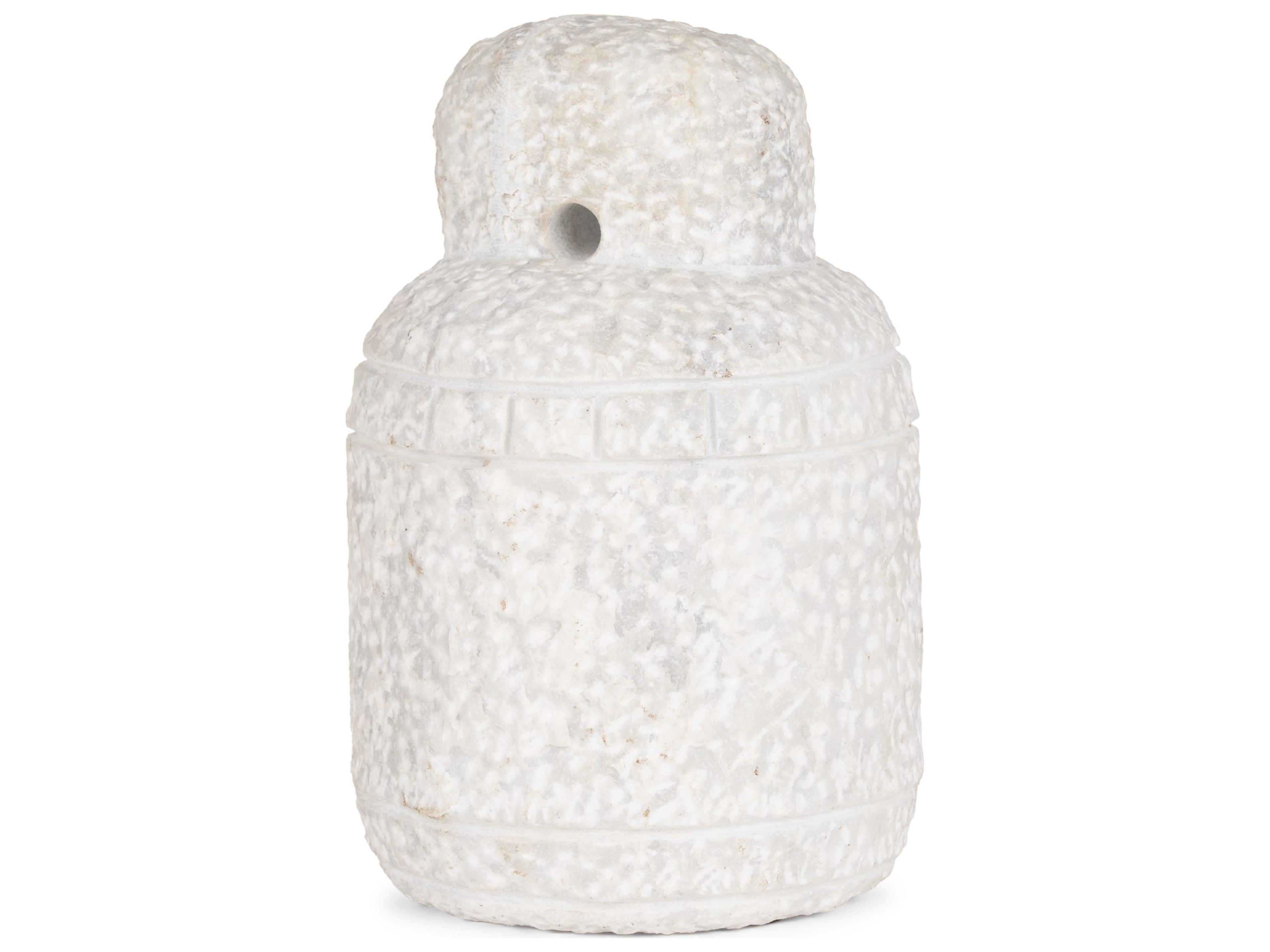Irina Large White Marble Door Stopper