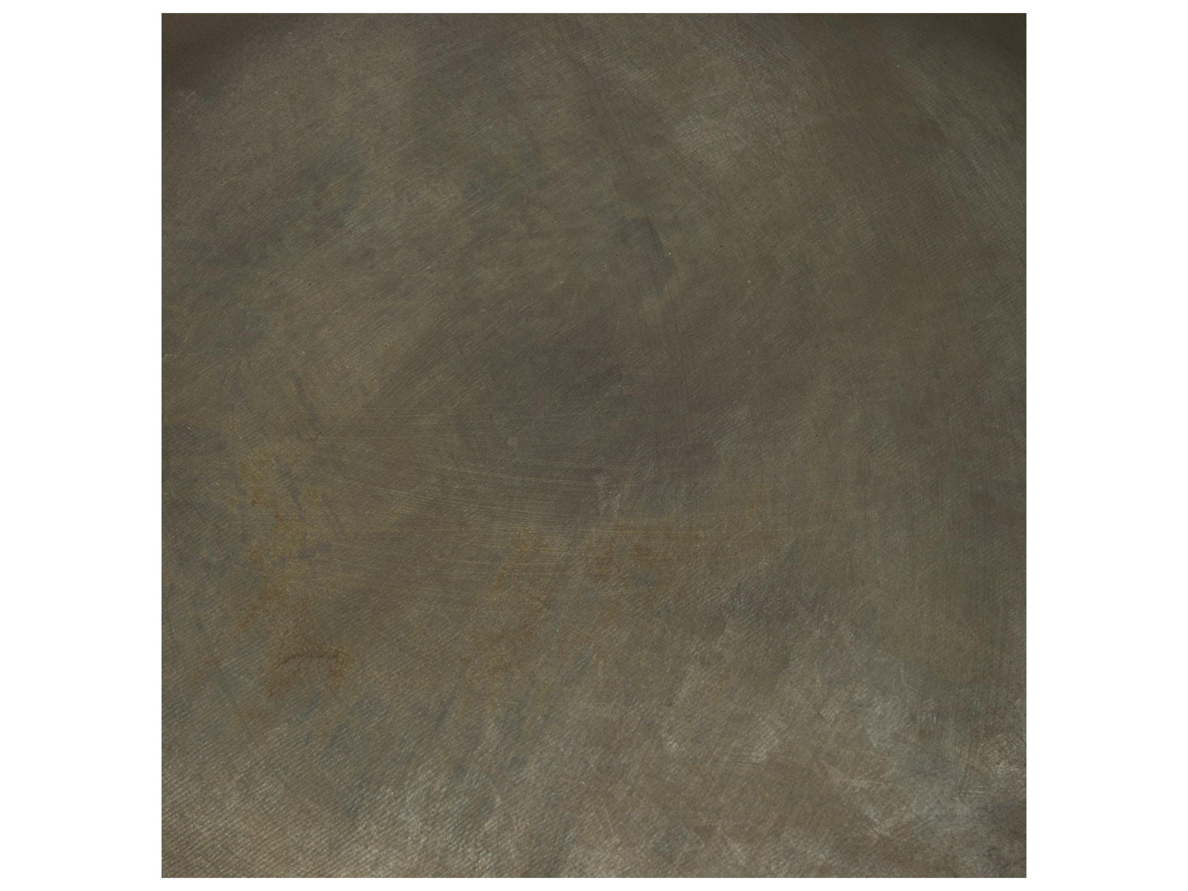 Mercana Varun Round Antiqued Brass Metal Tray (Set of 2)