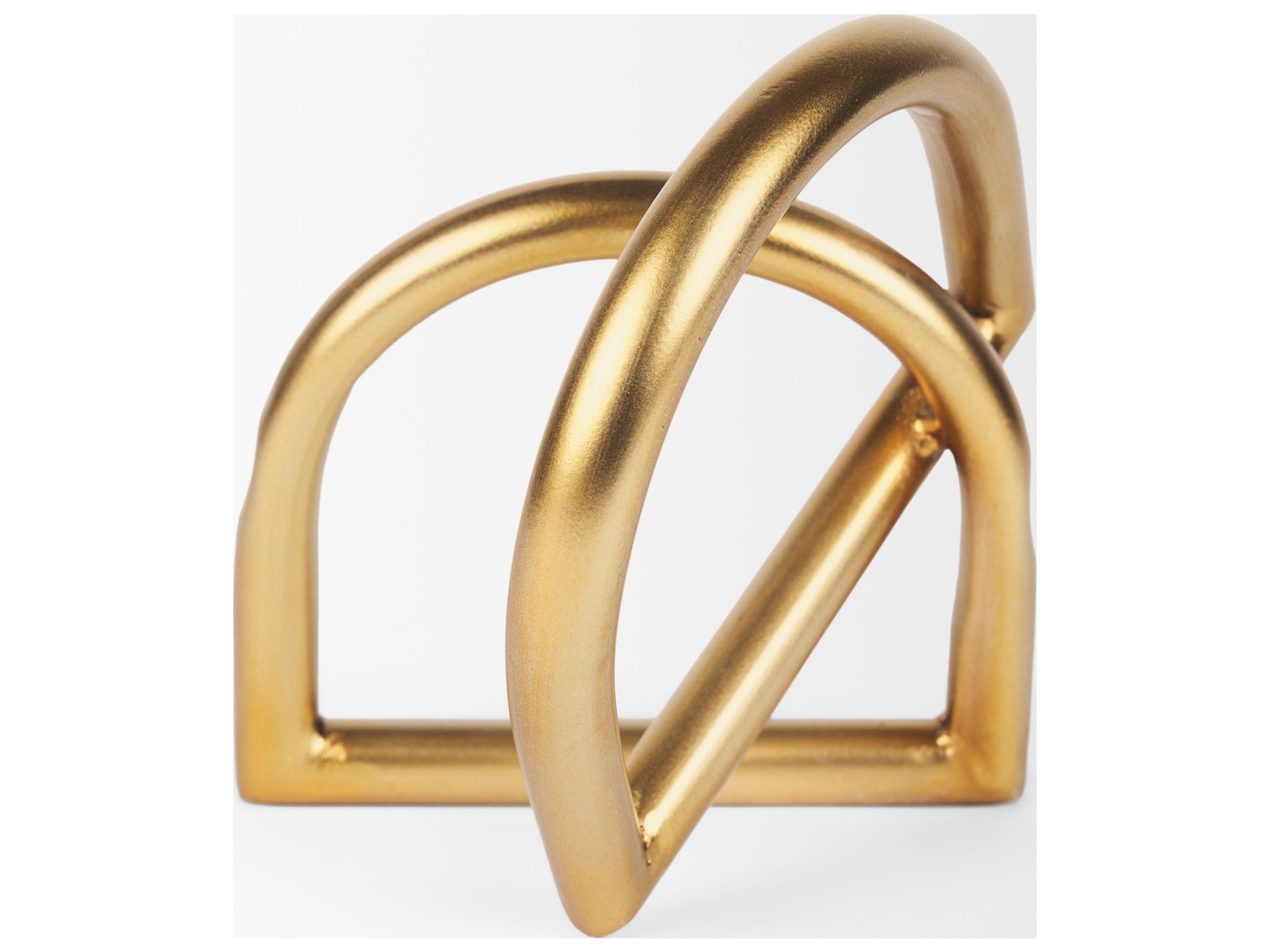 Mercana Locke Large Gold Metal Decorative Object