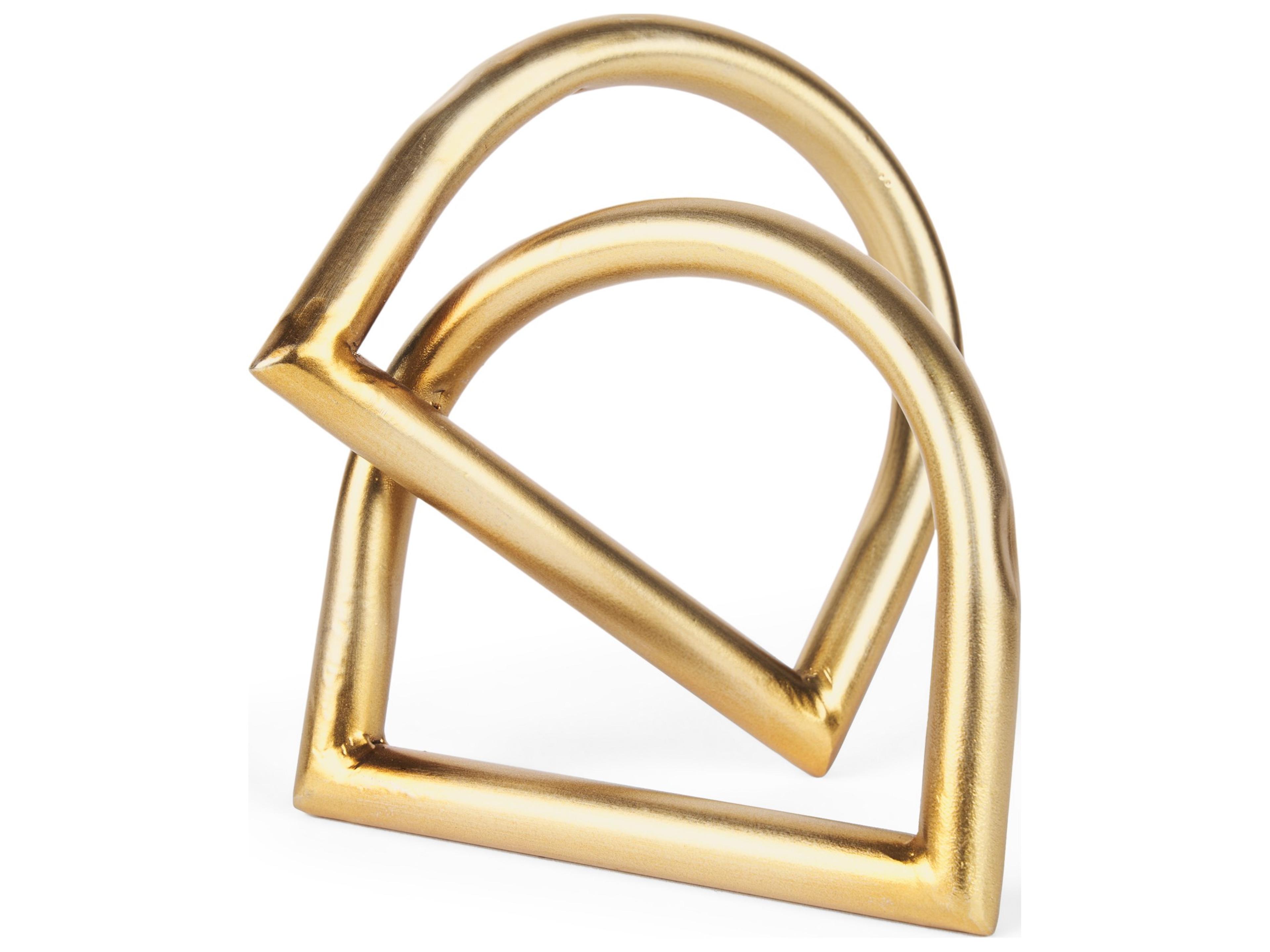 Locke Large Gold Metal Decorative Object