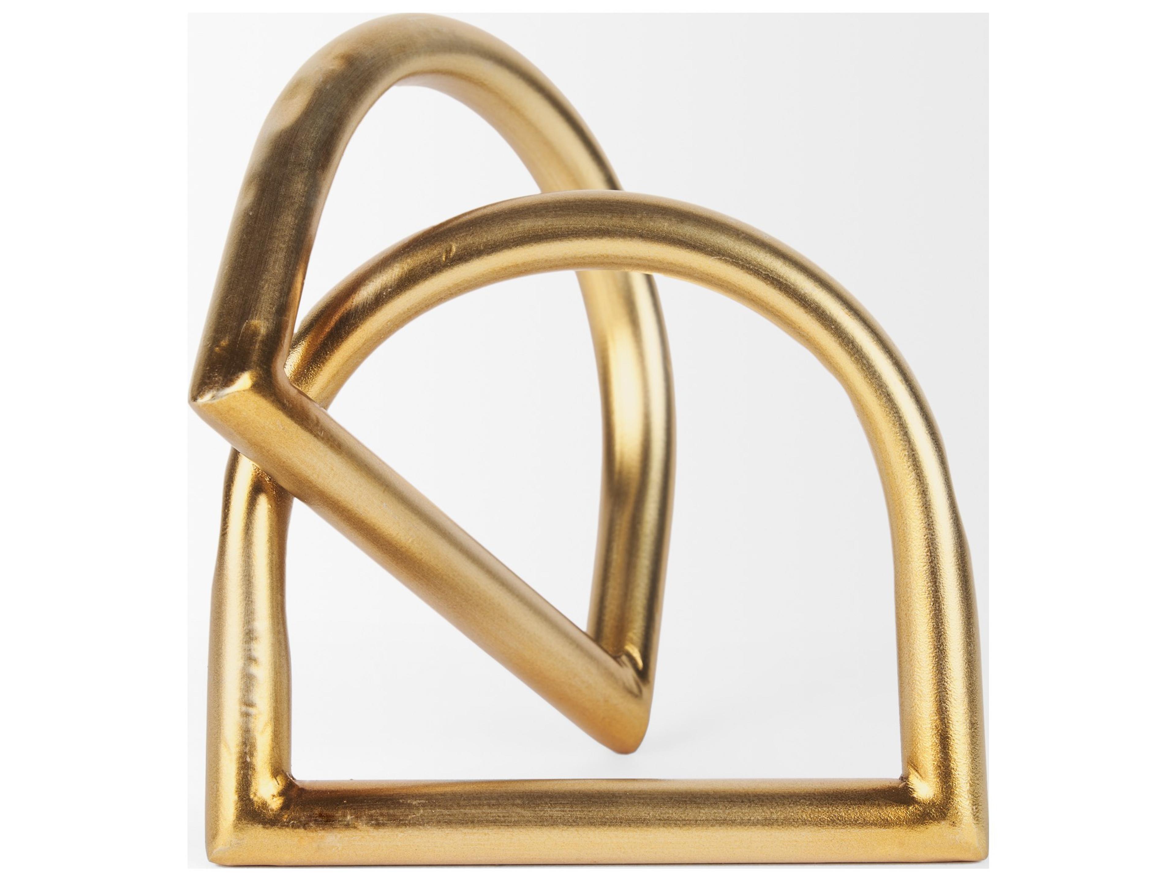 Mercana Locke Large Gold Metal Decorative Object